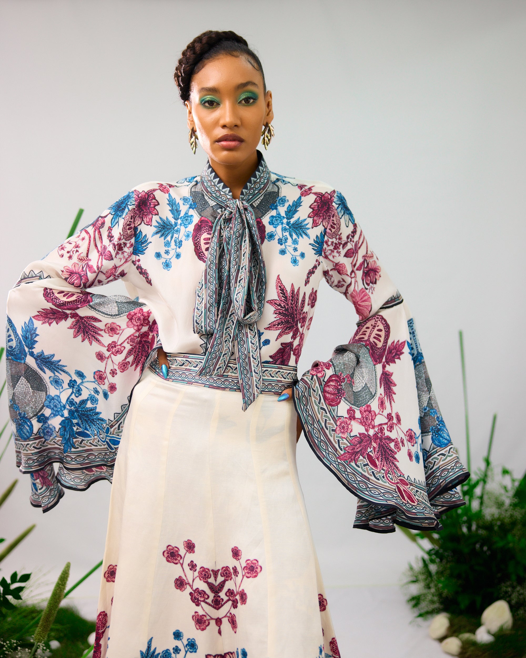 Florence : Bionda/Siara - Blue/Raspberry
