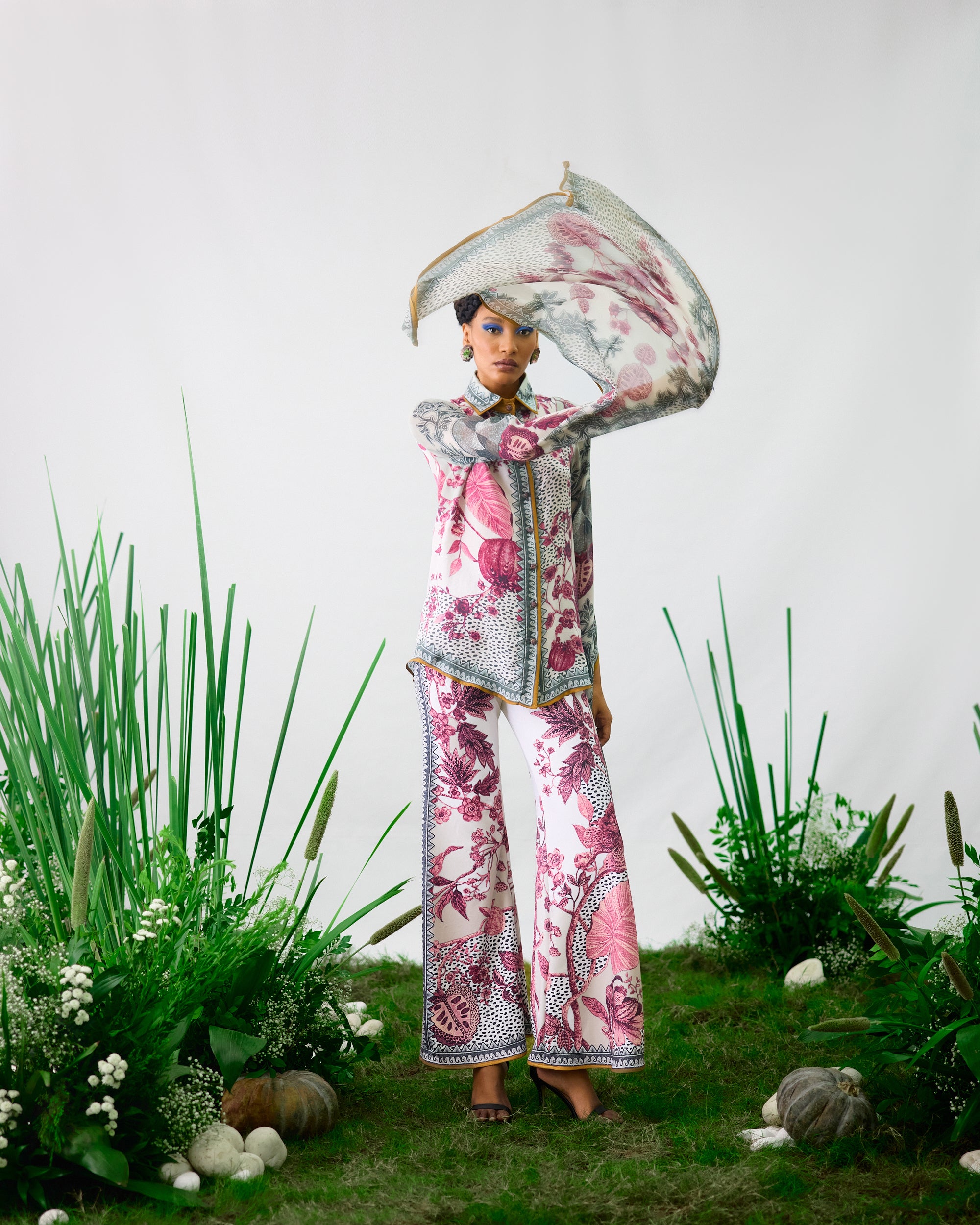 Florence : Maaya - White/Raspberry
