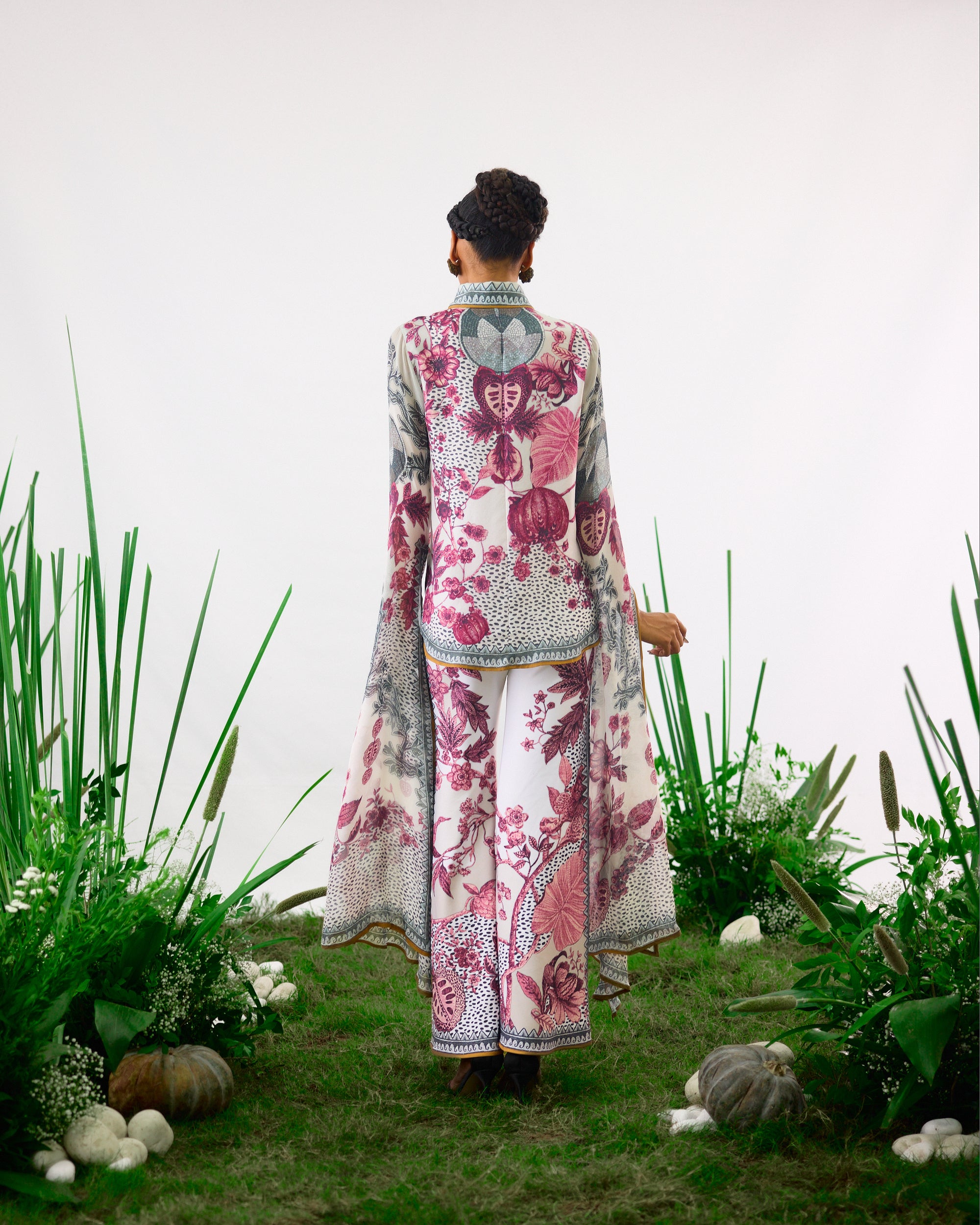 Florence : Maaya - White/Raspberry