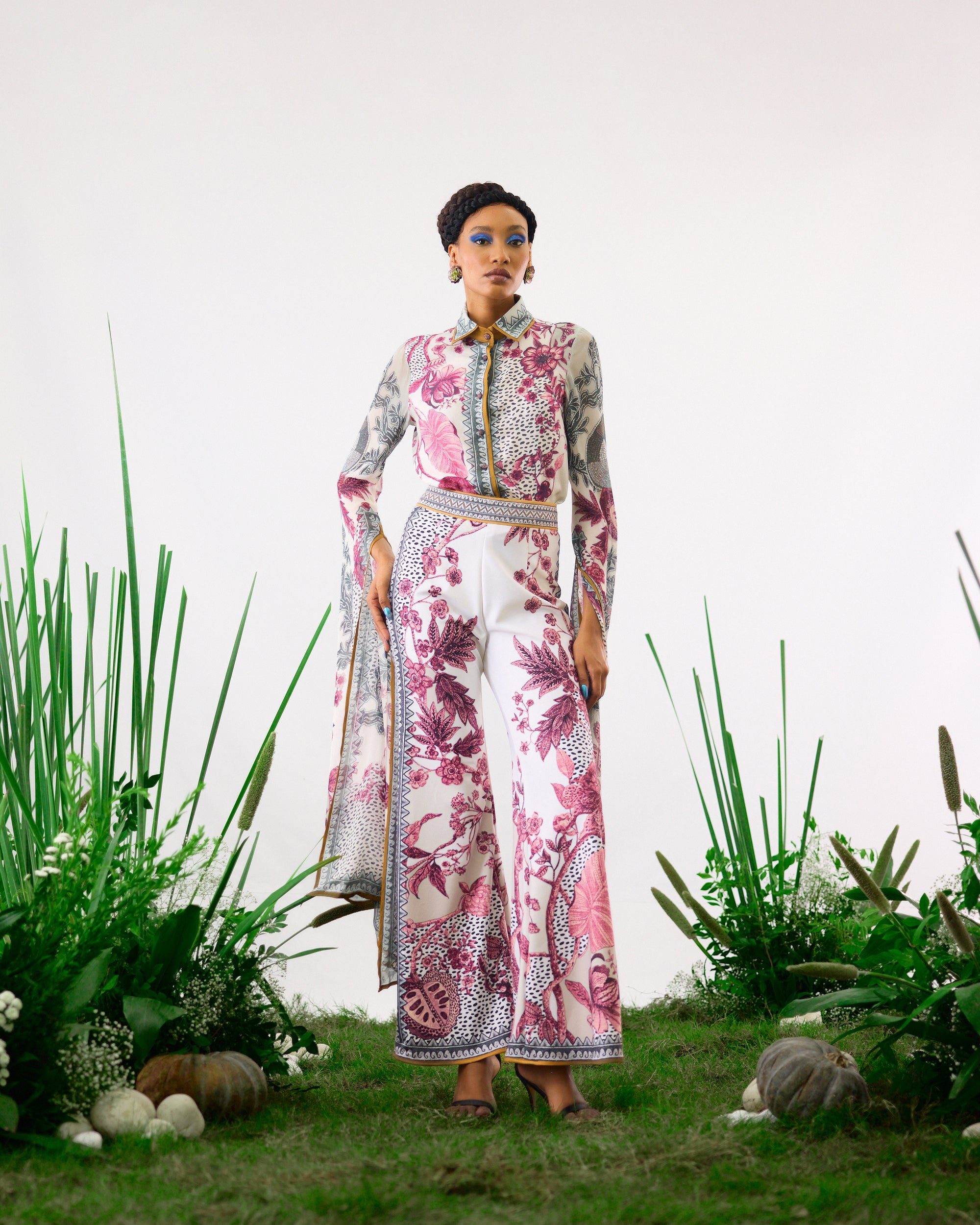 Florence : Maaya - White/Raspberry