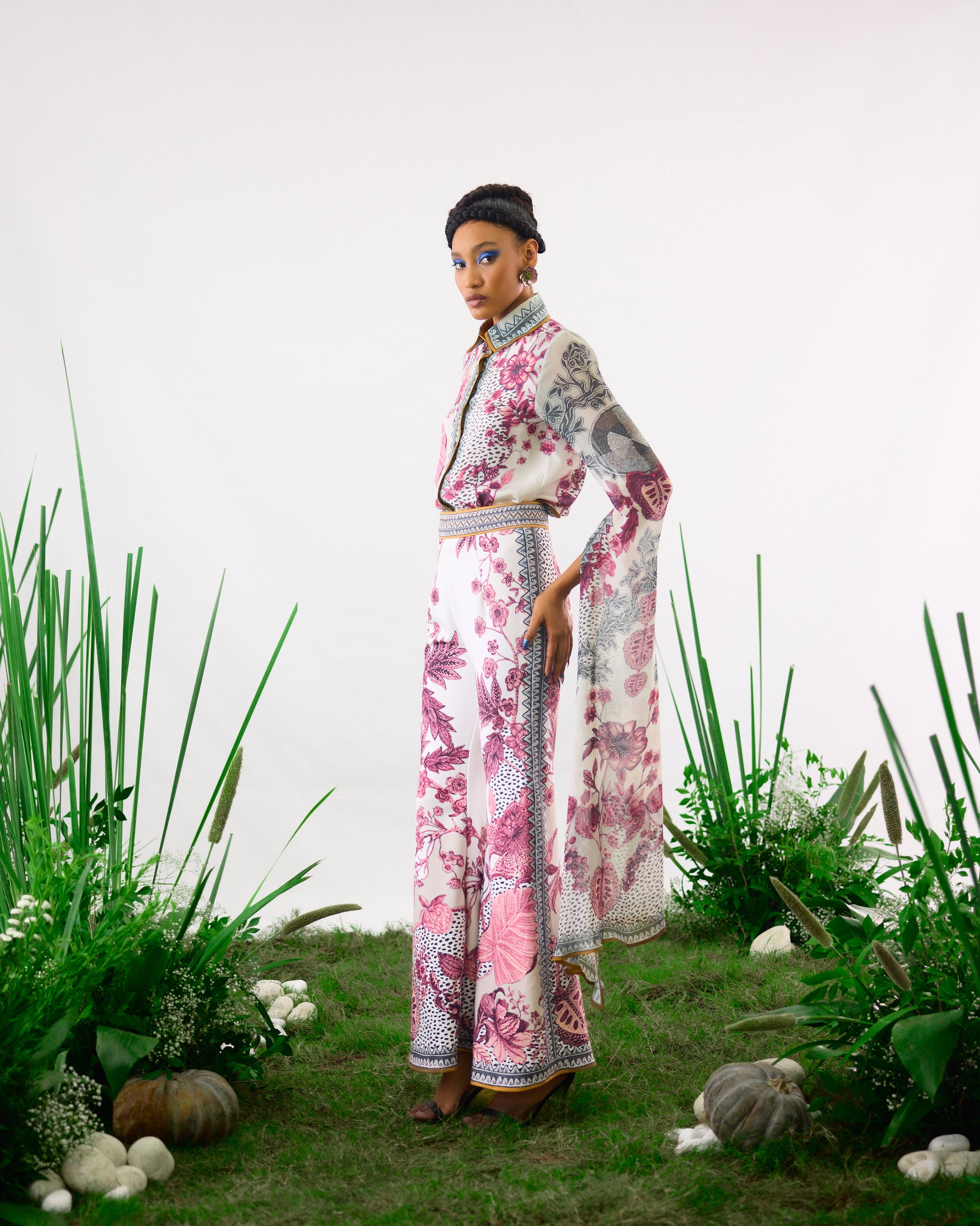 Florence : Maaya - White/Raspberry