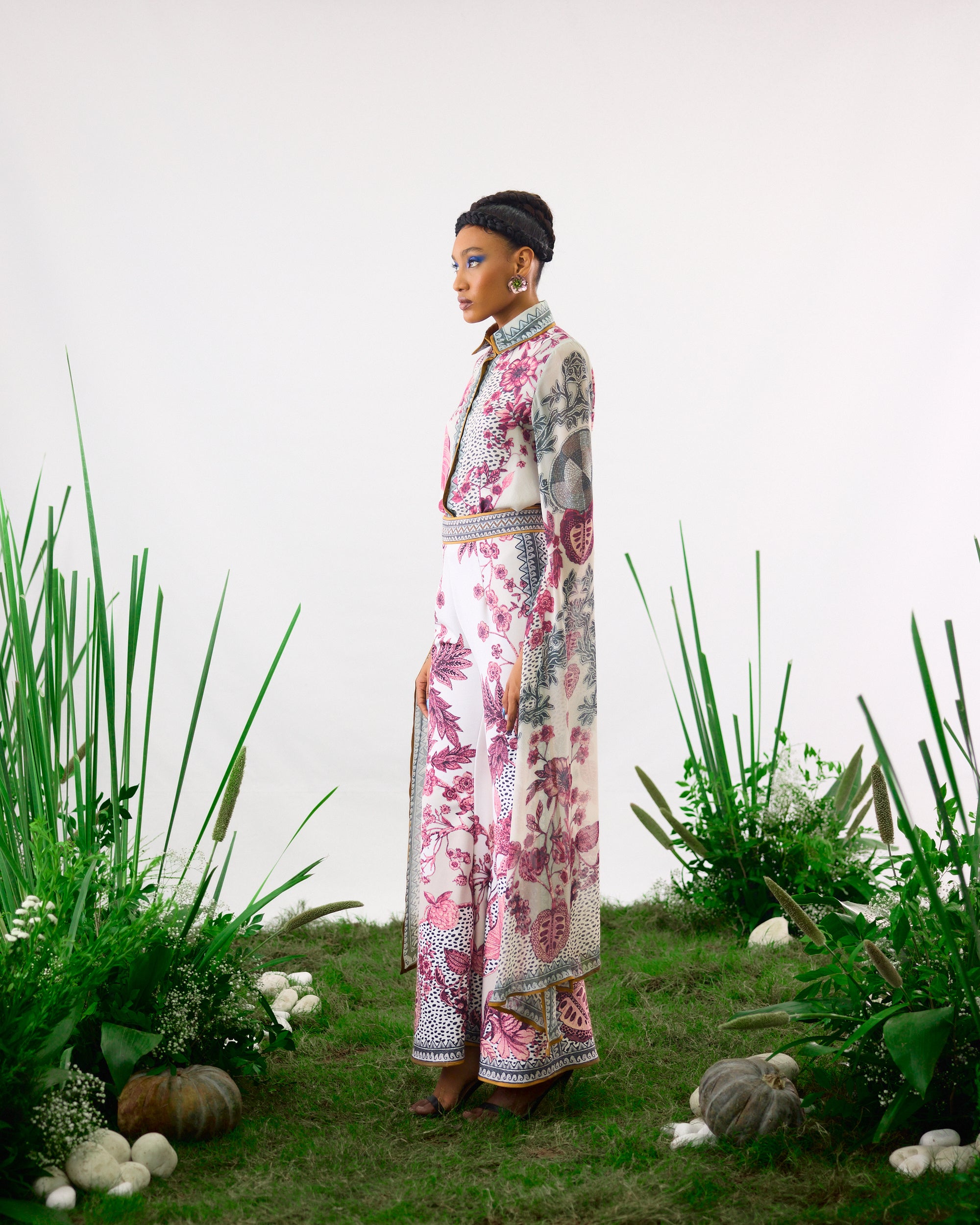Florence : Maaya - White/Raspberry