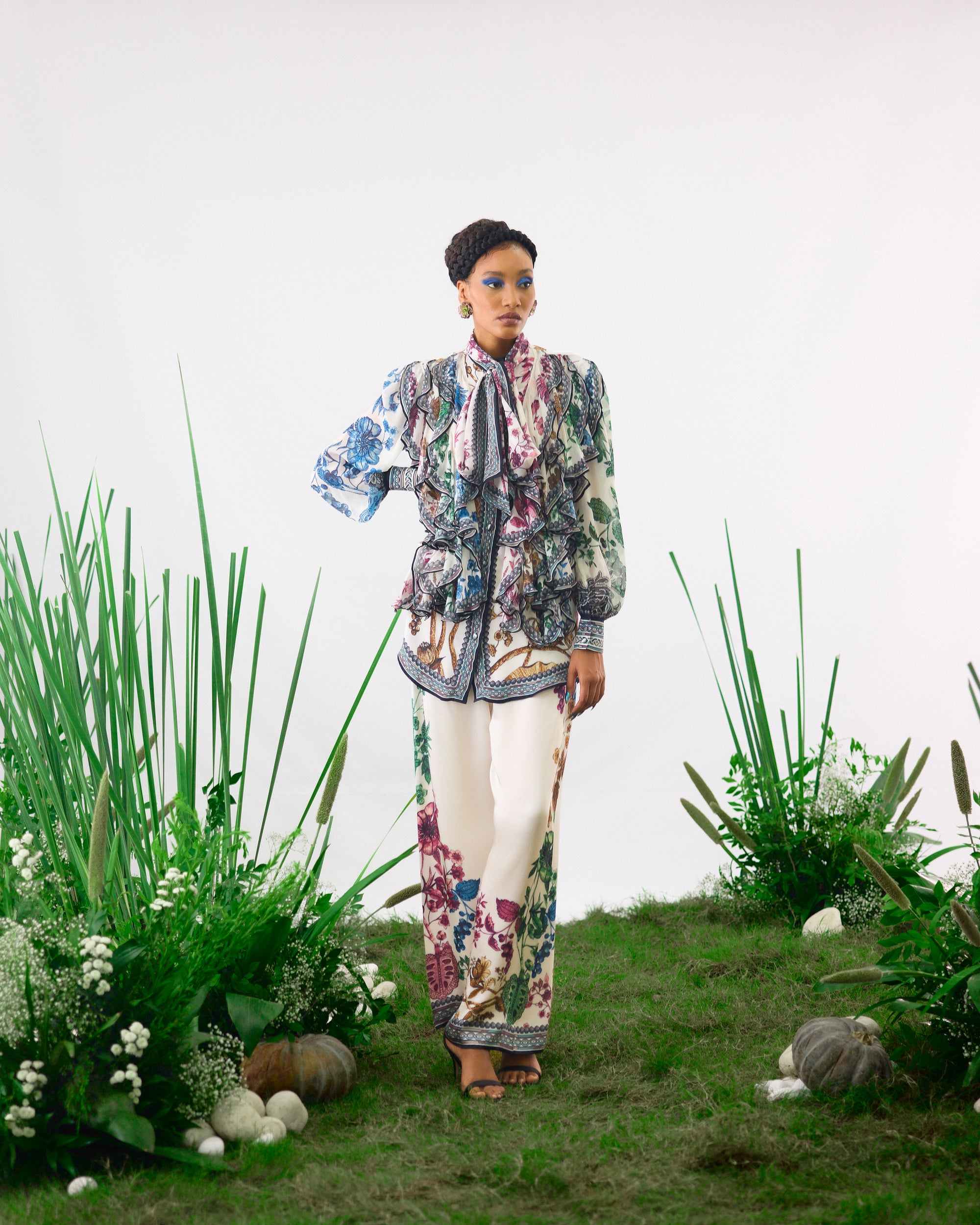 Florence : Franchesca - White/Multi