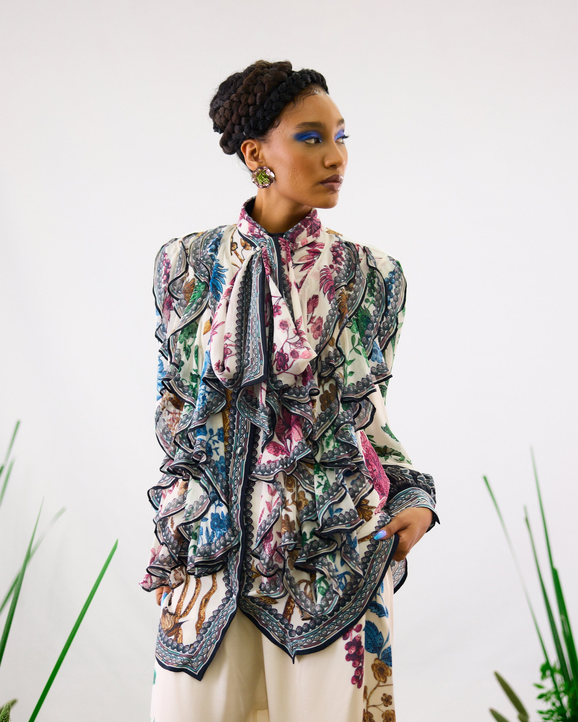 Florence : Franchesca - White/Multi