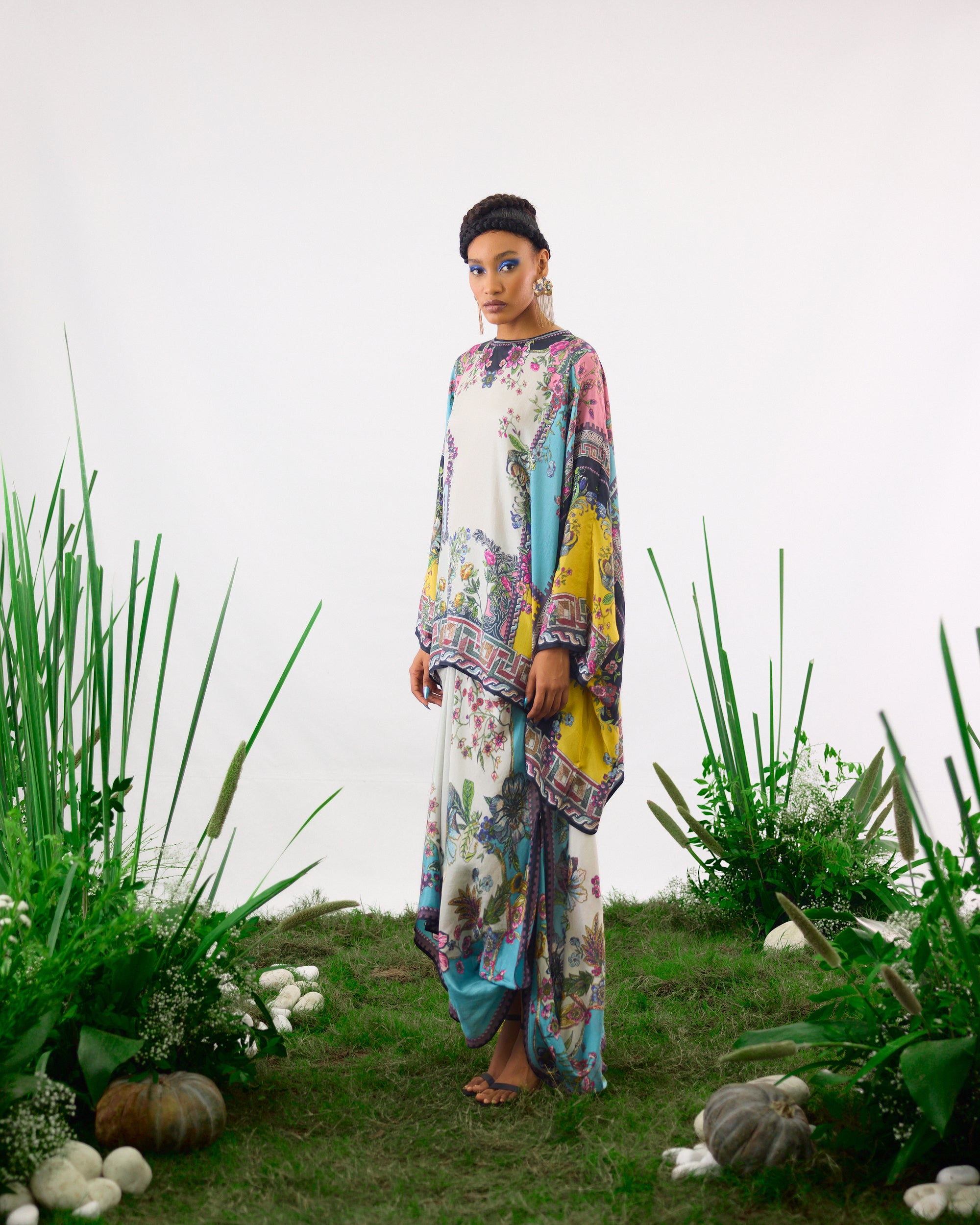 Florence : Insha - Aqua/Slate