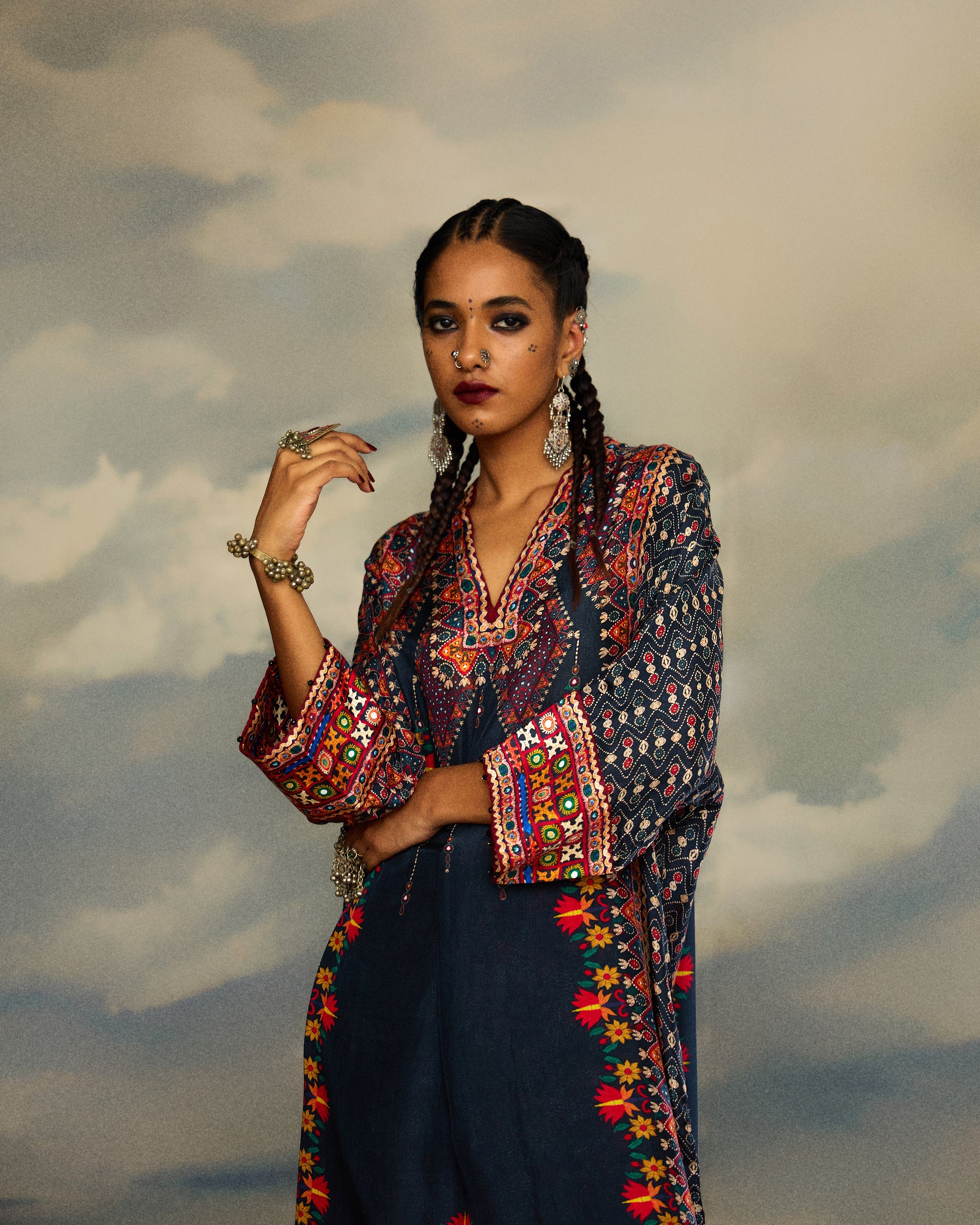 Kutch : Banera - Charcoal