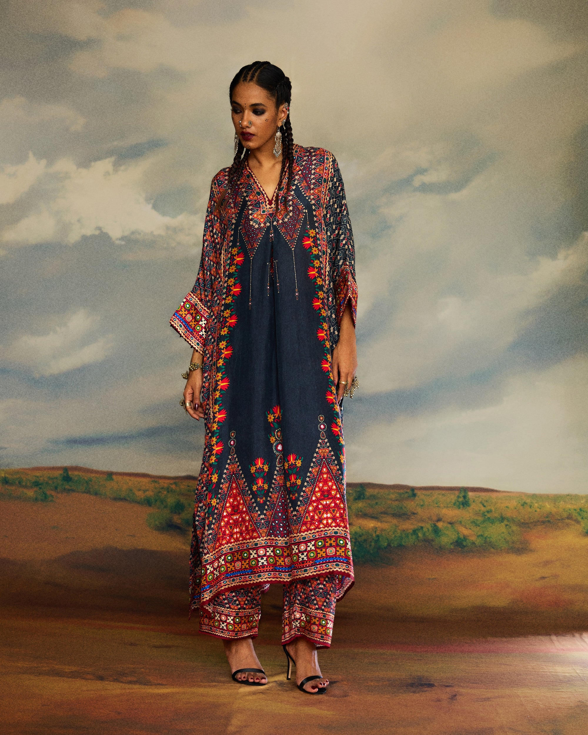 Kutch : Banera - Charcoal