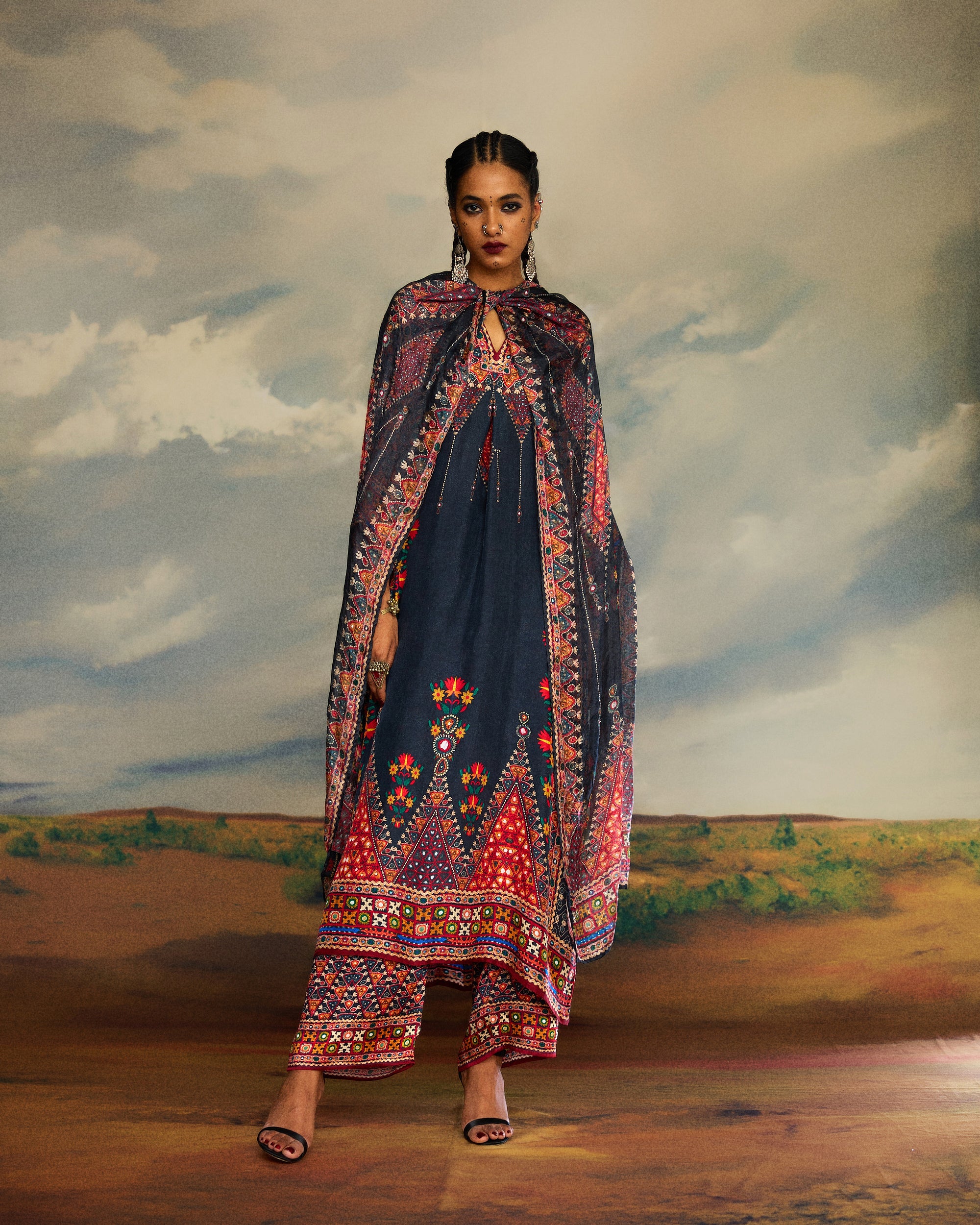 Kutch : Banera - Charcoal