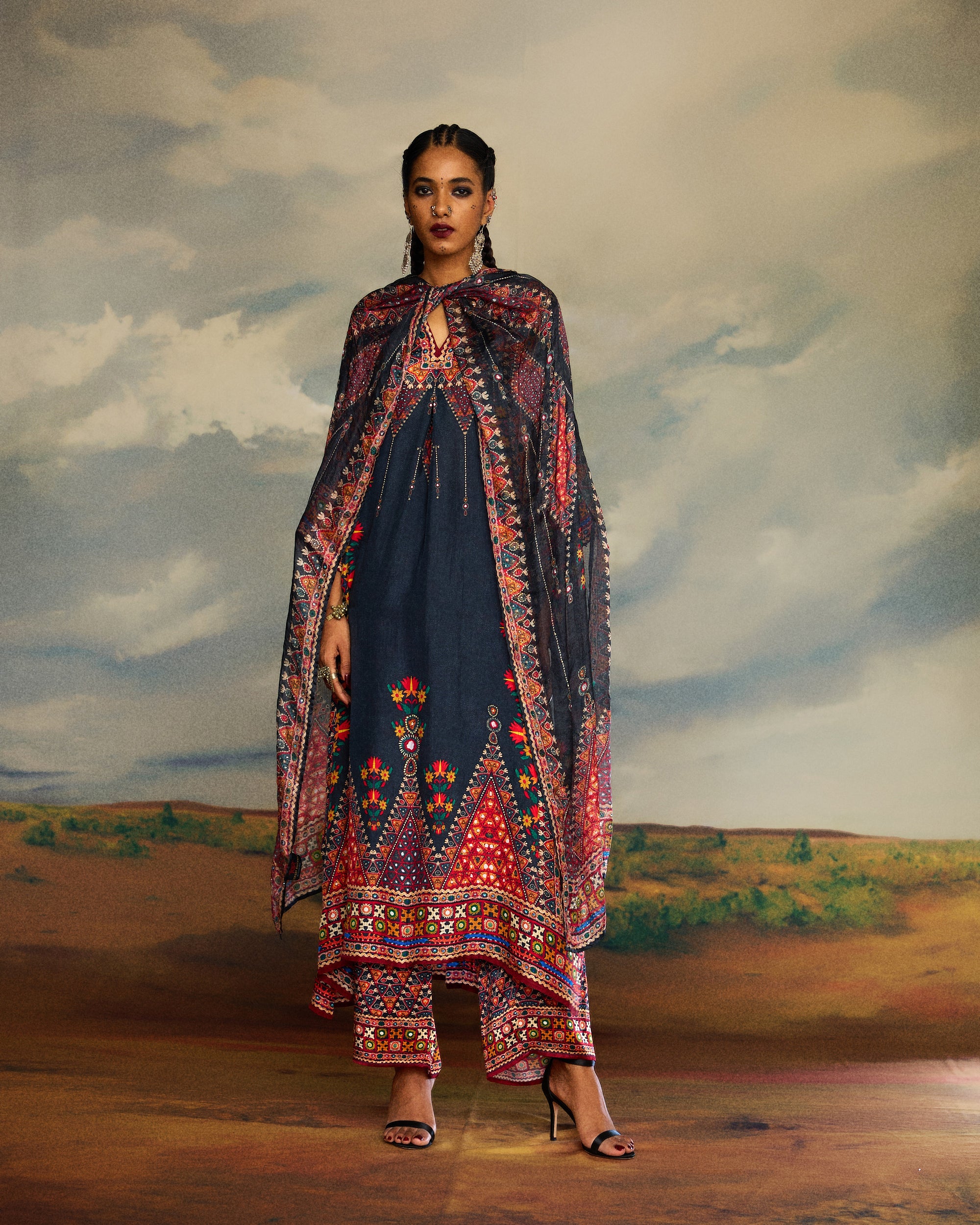 Kutch : Banera - Charcoal