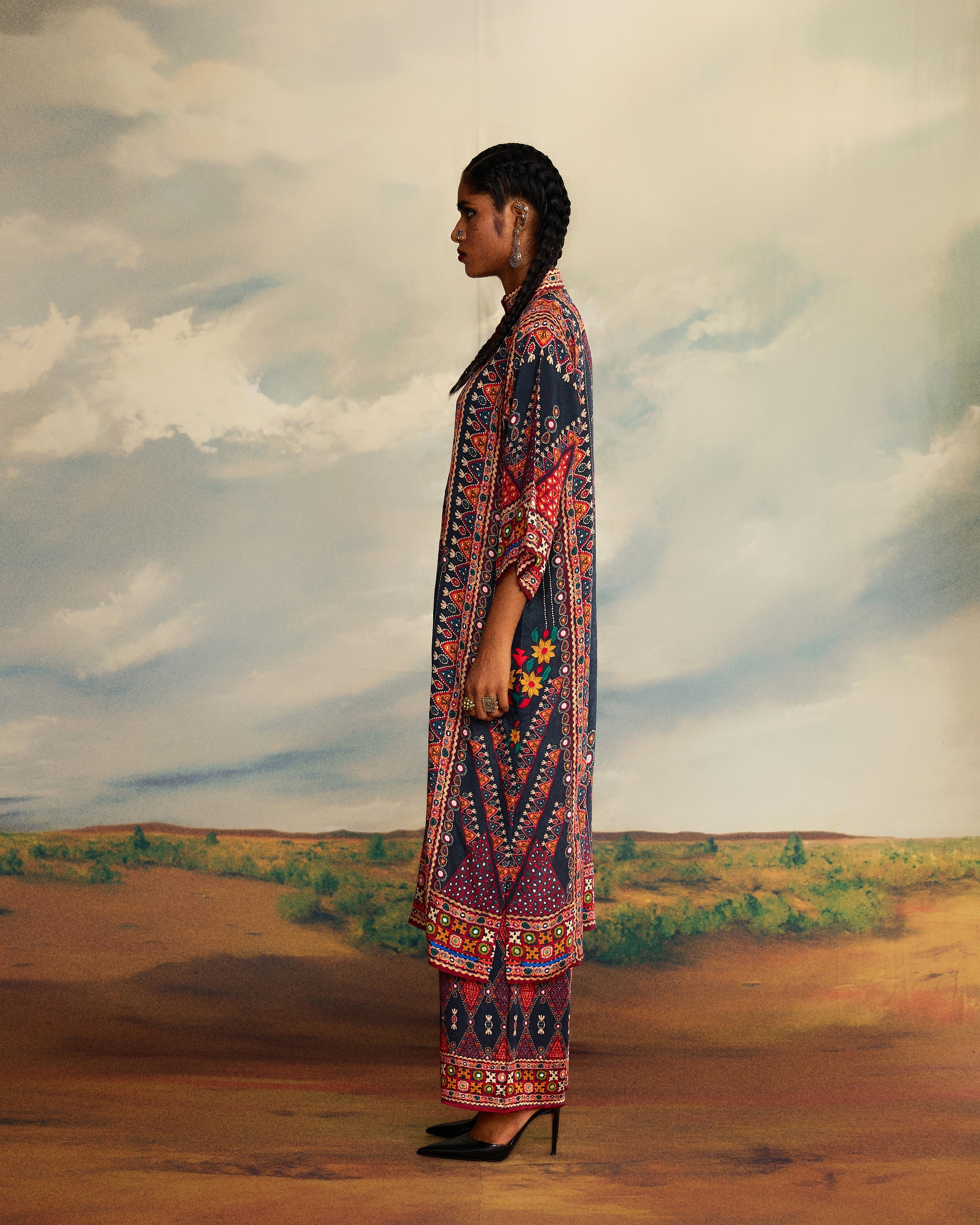 Kutch : Ghazala - Charcoal