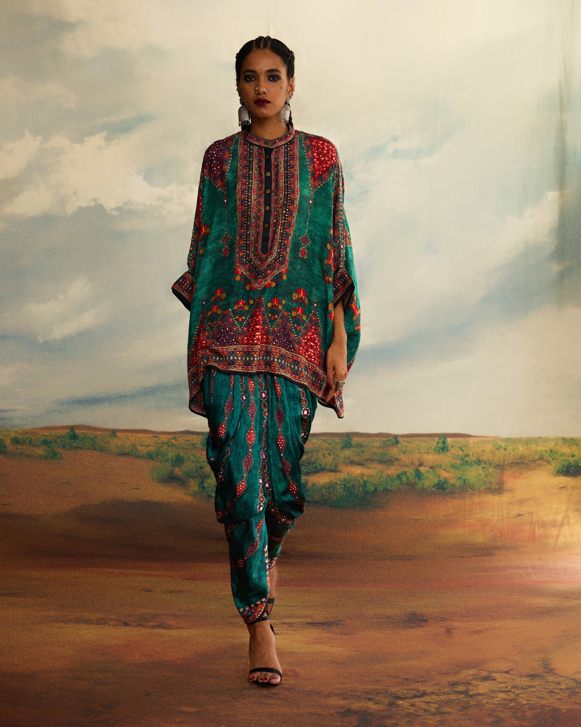 Kutch : Chanel/Afghan - Teal