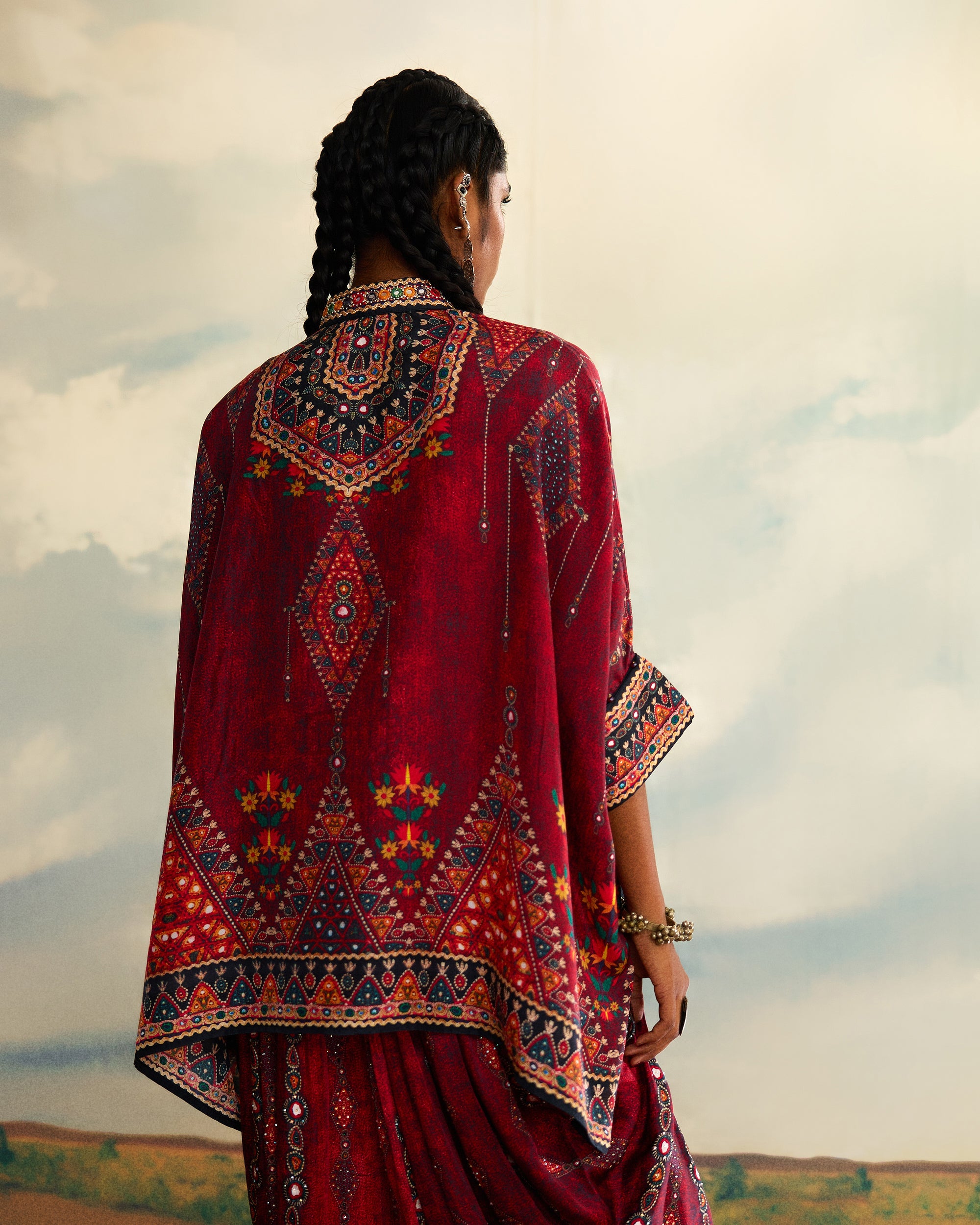 Kutch : Chanel/Afghan (emb) - Red