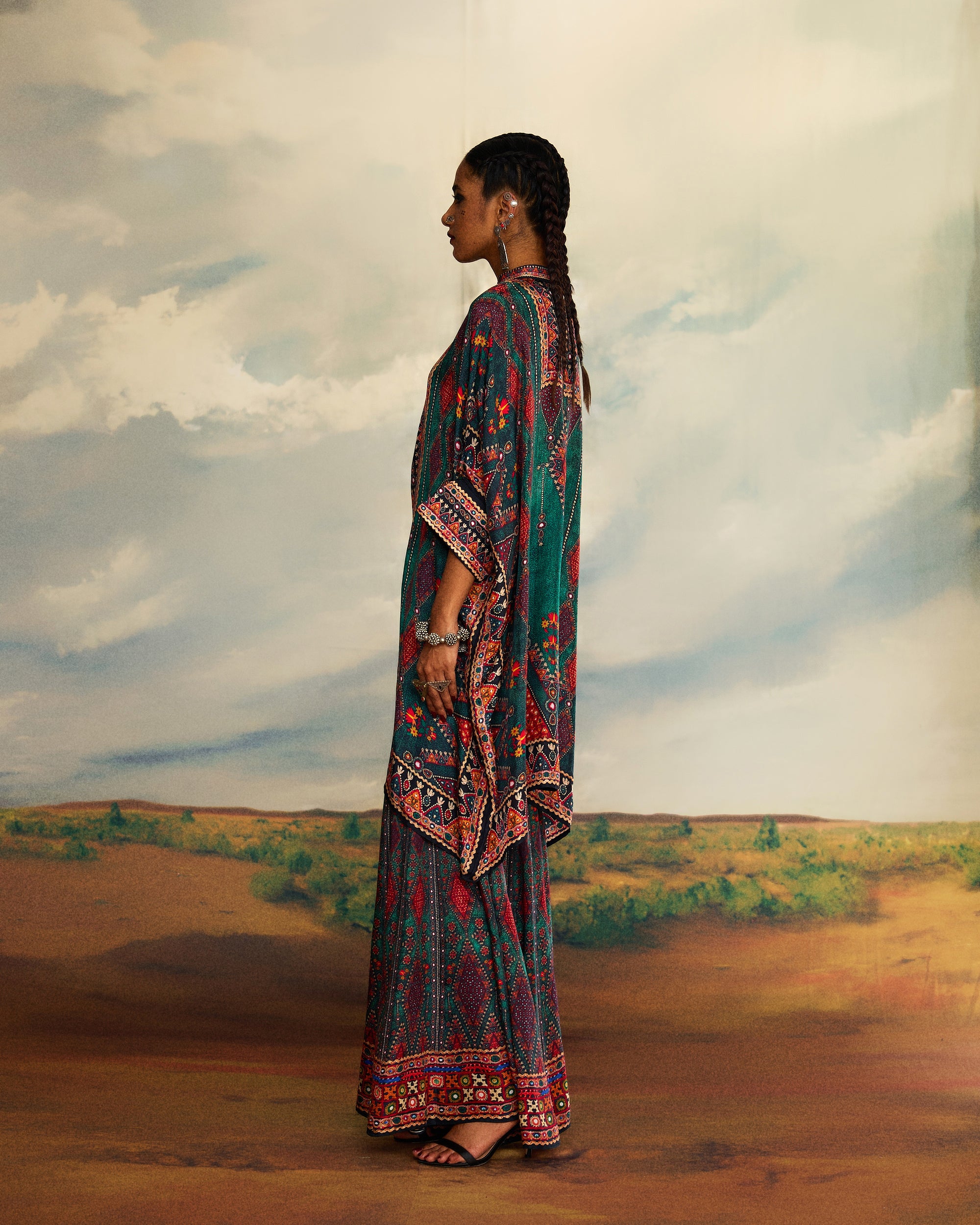 Kutch : Chanel 36"/Sharara - Teal