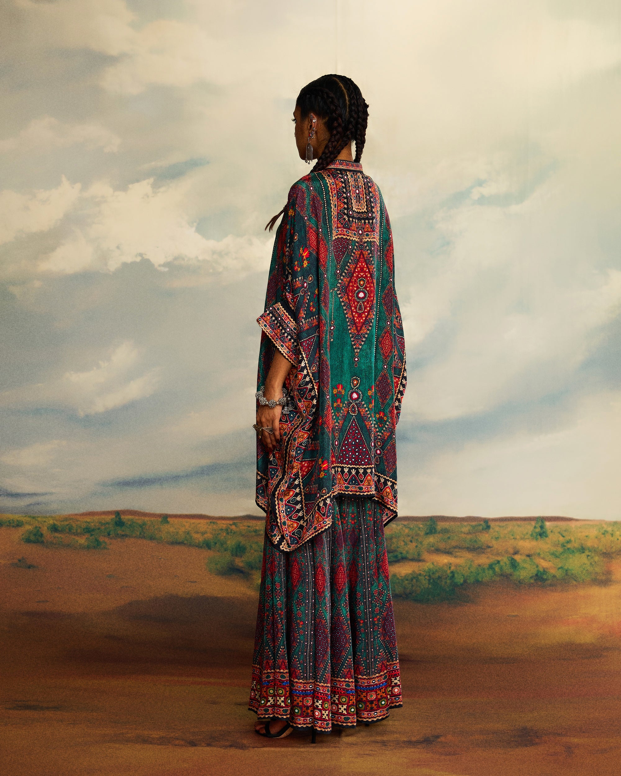 Kutch : Chanel 36"/Sharara - Teal