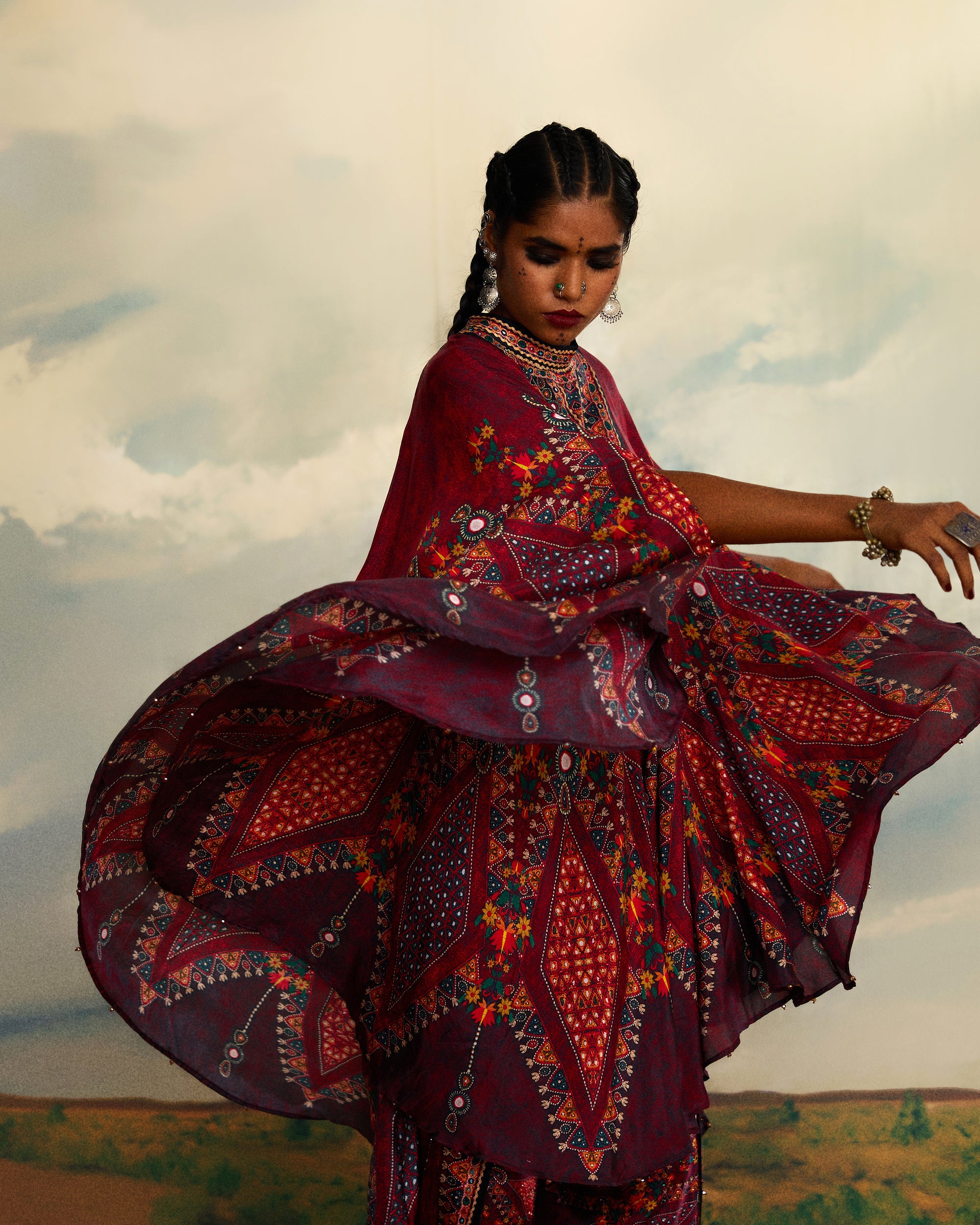 Kutch : Farah - Red