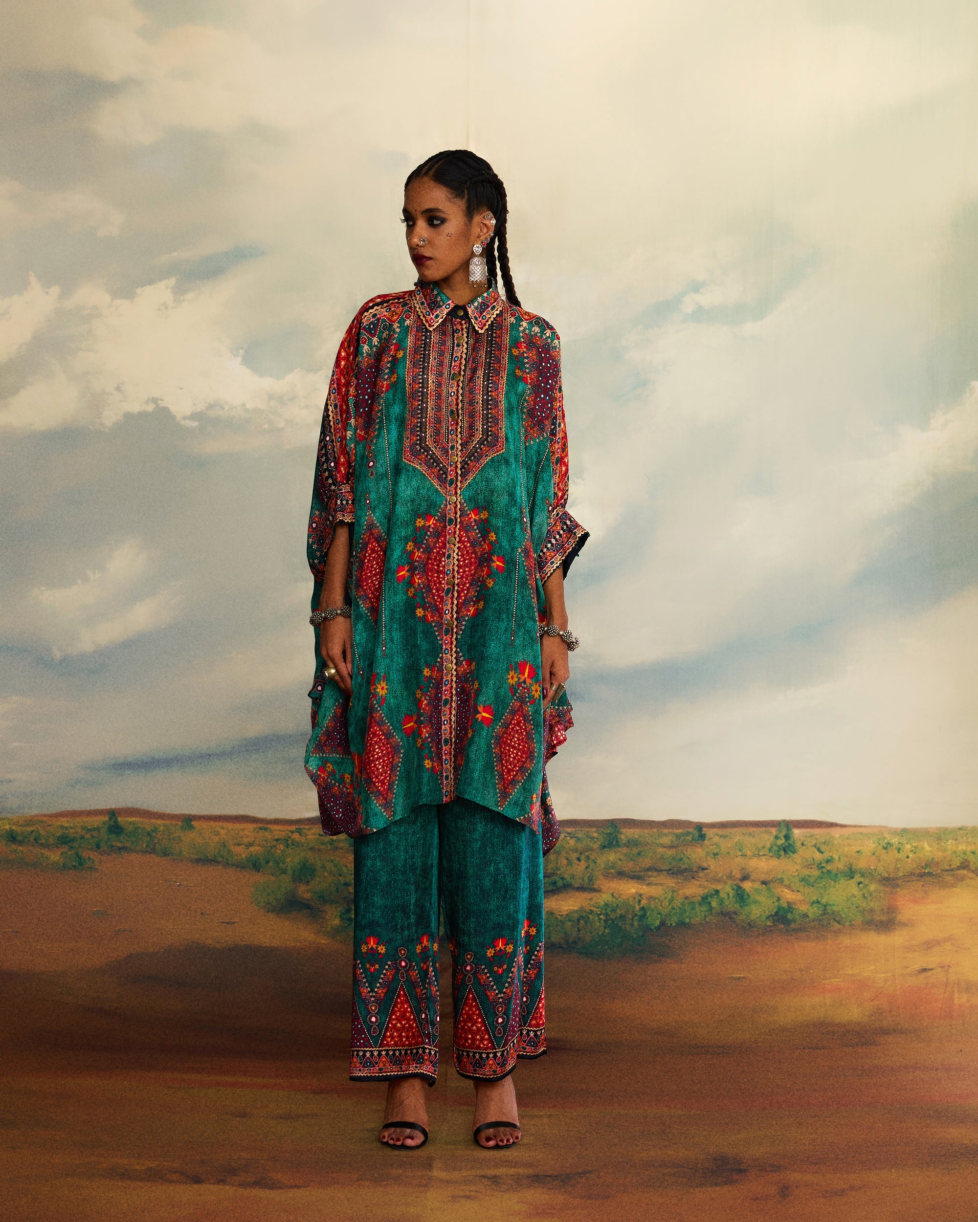Kutch : Kamara - Teal