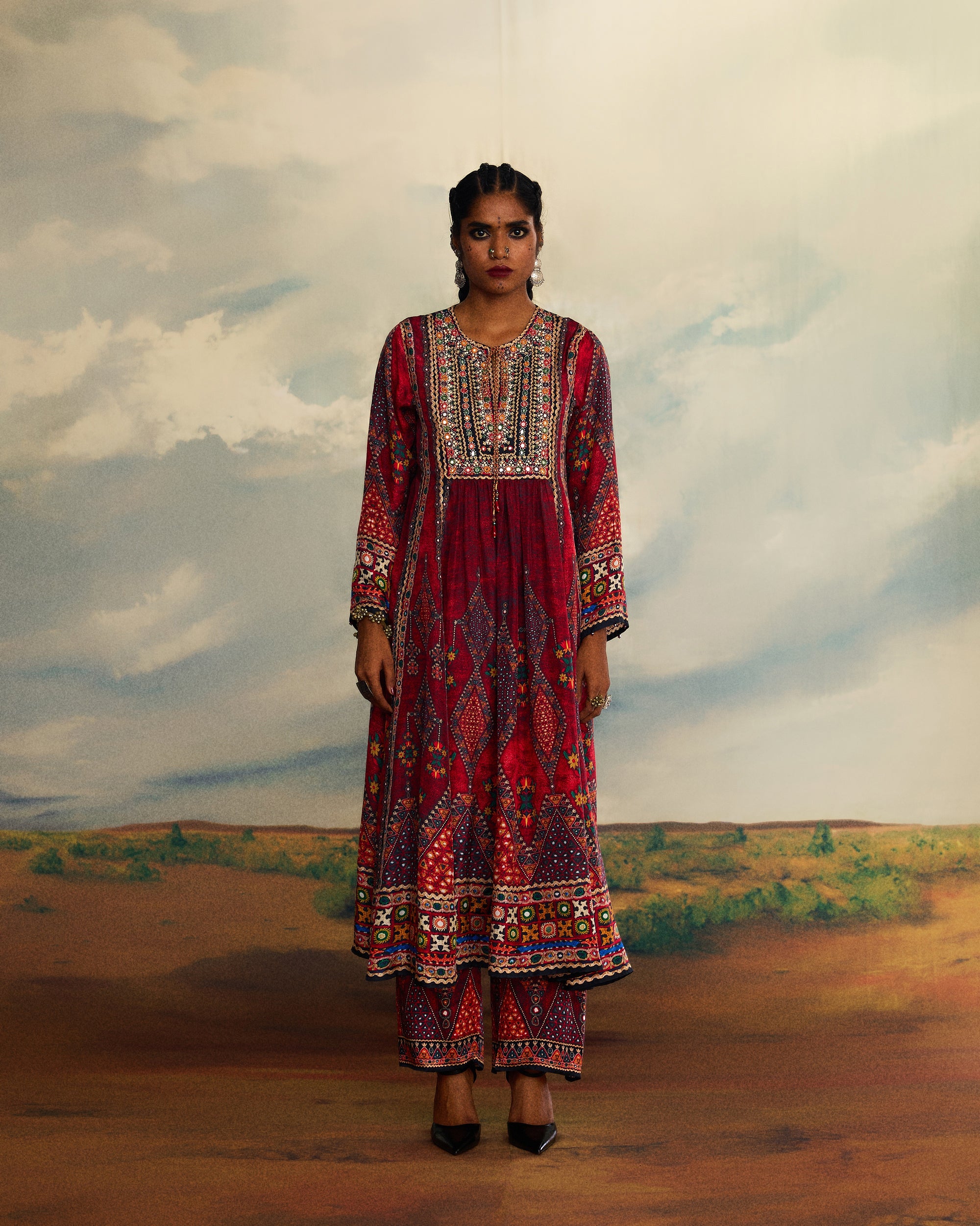 Kutch : Anisha - Red