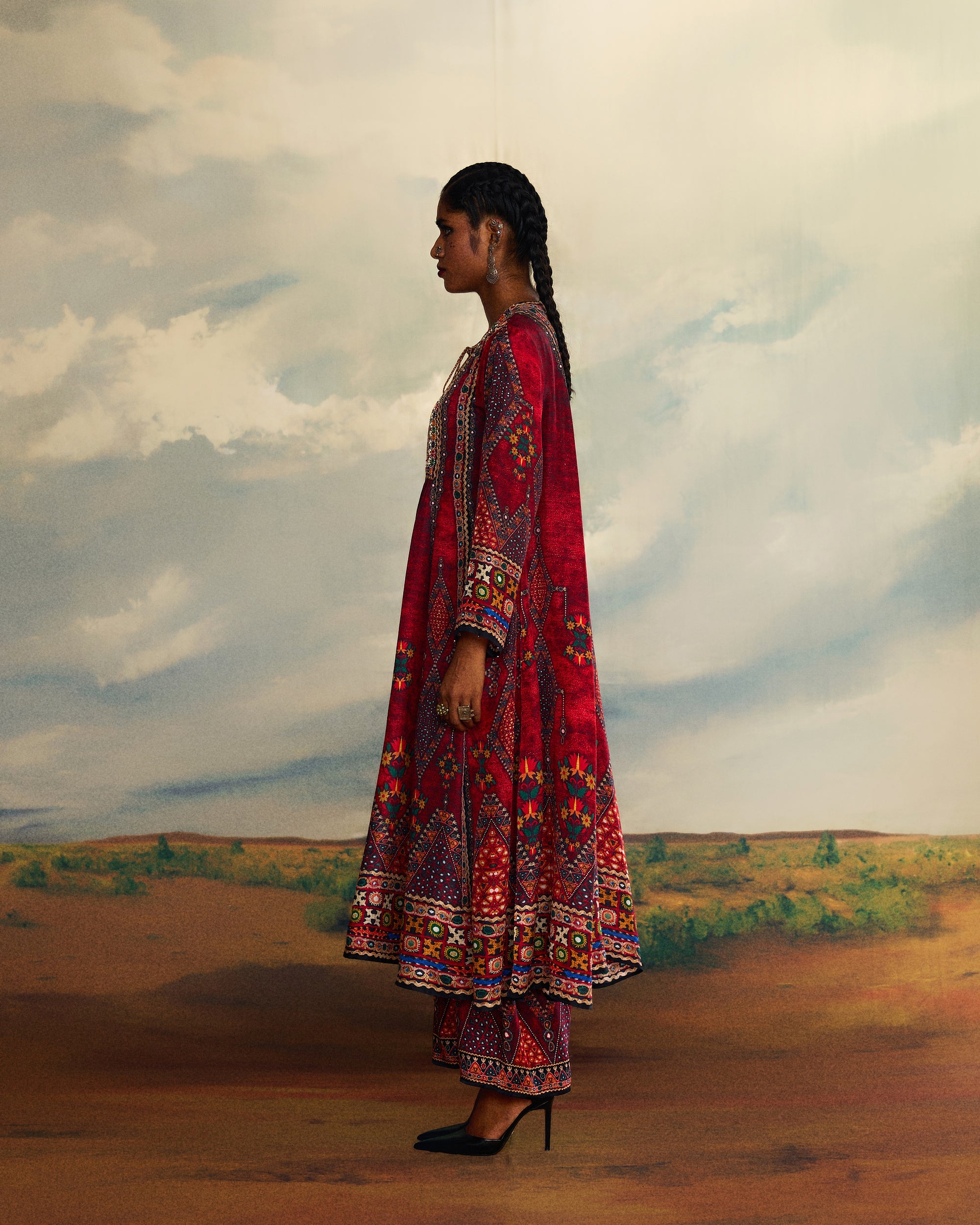 Kutch : Anisha - Red