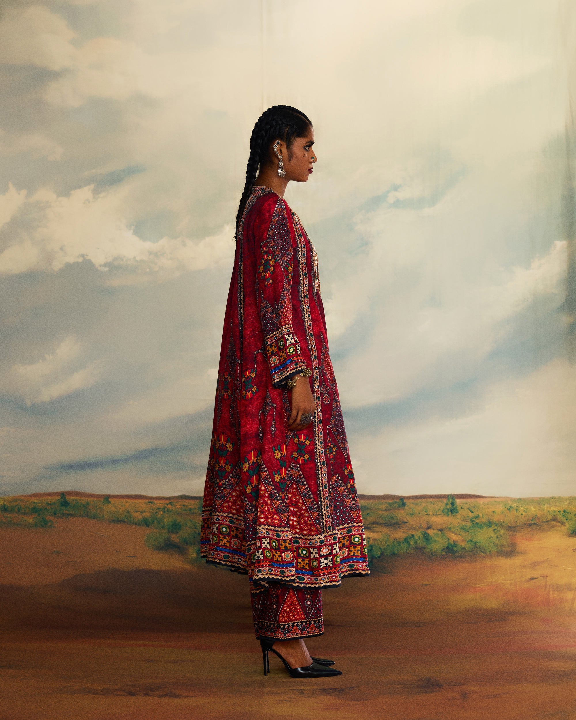 Kutch : Anisha - Red