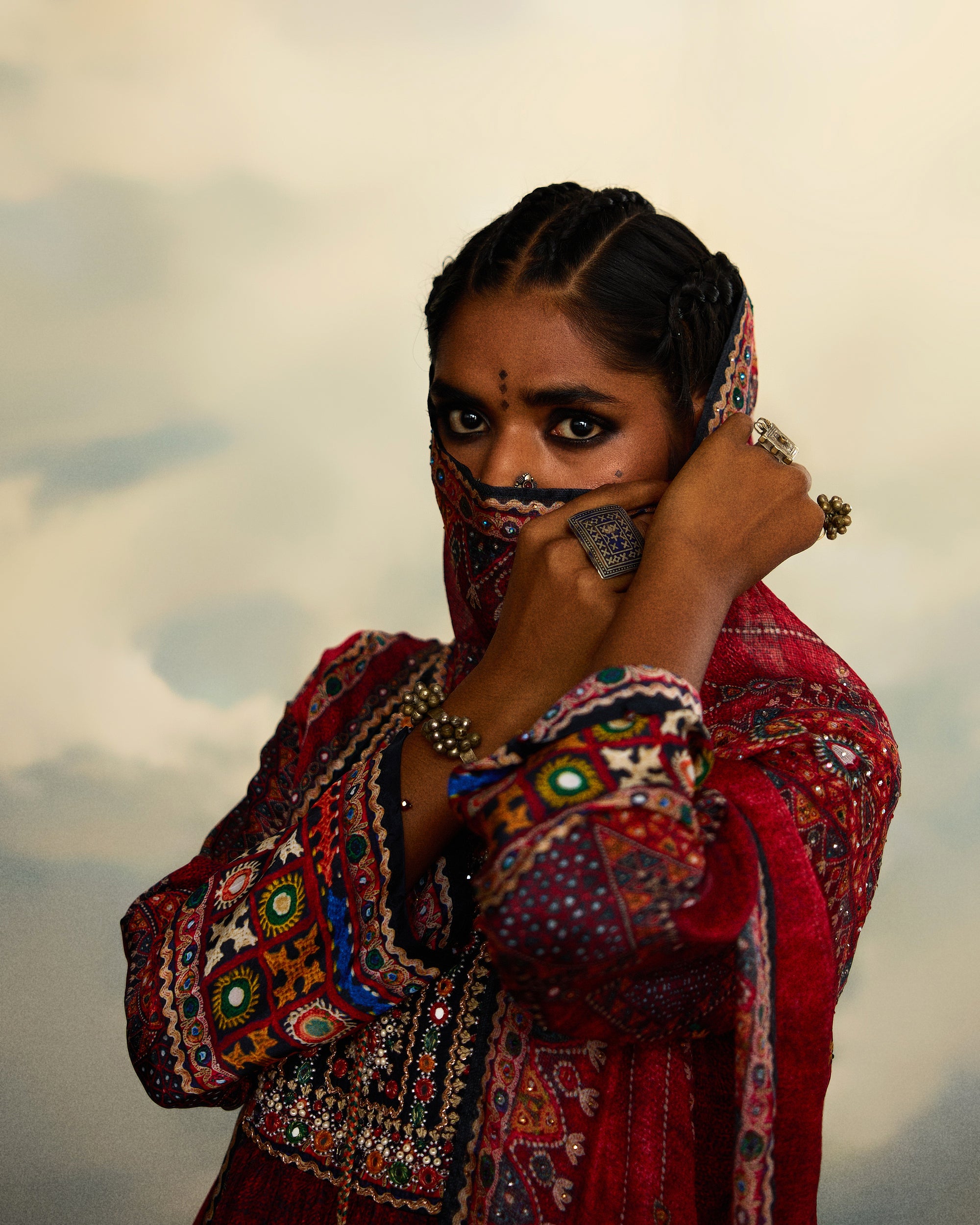 Kutch : Anisha - Red