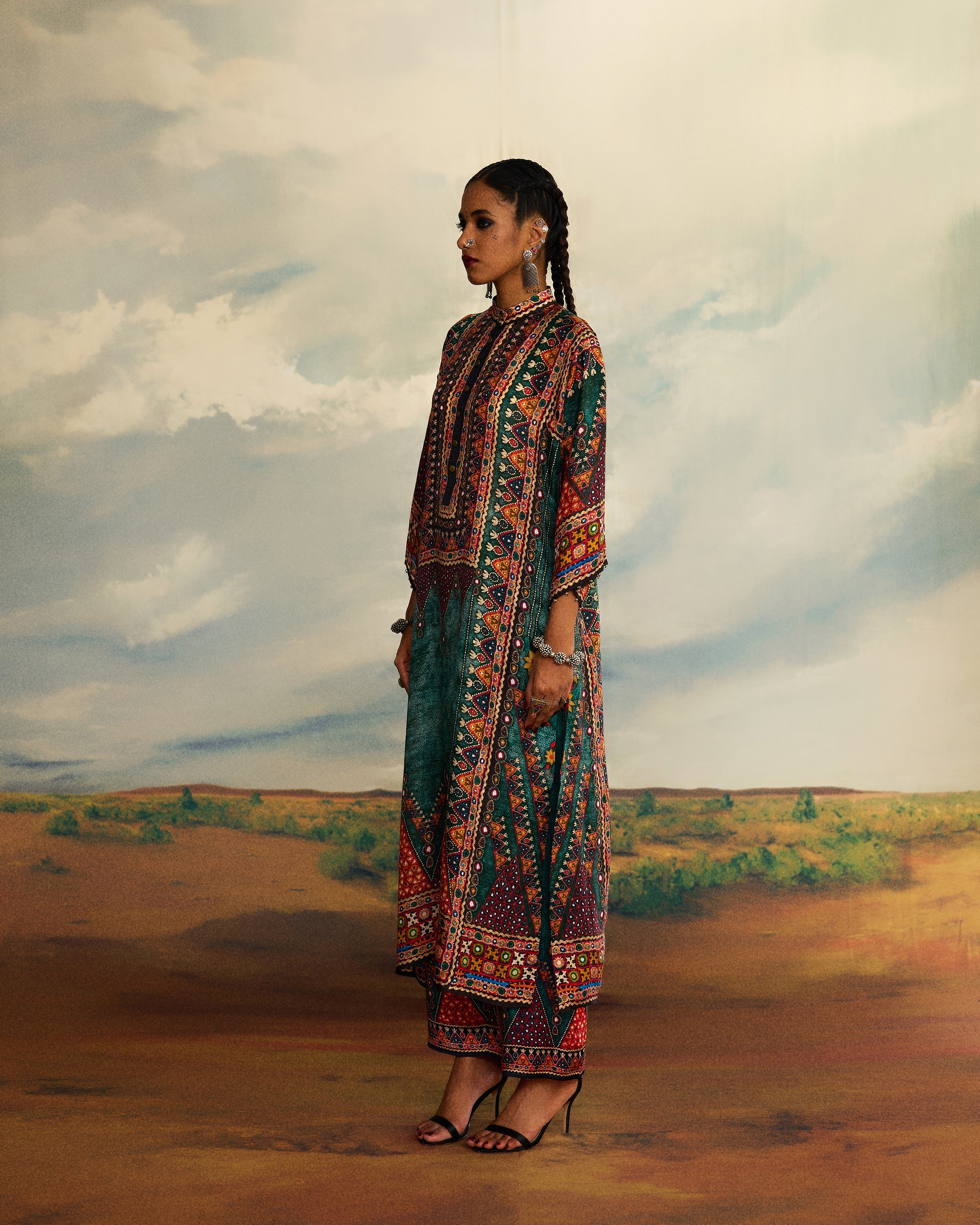 Kutch : Ghazala - Teal