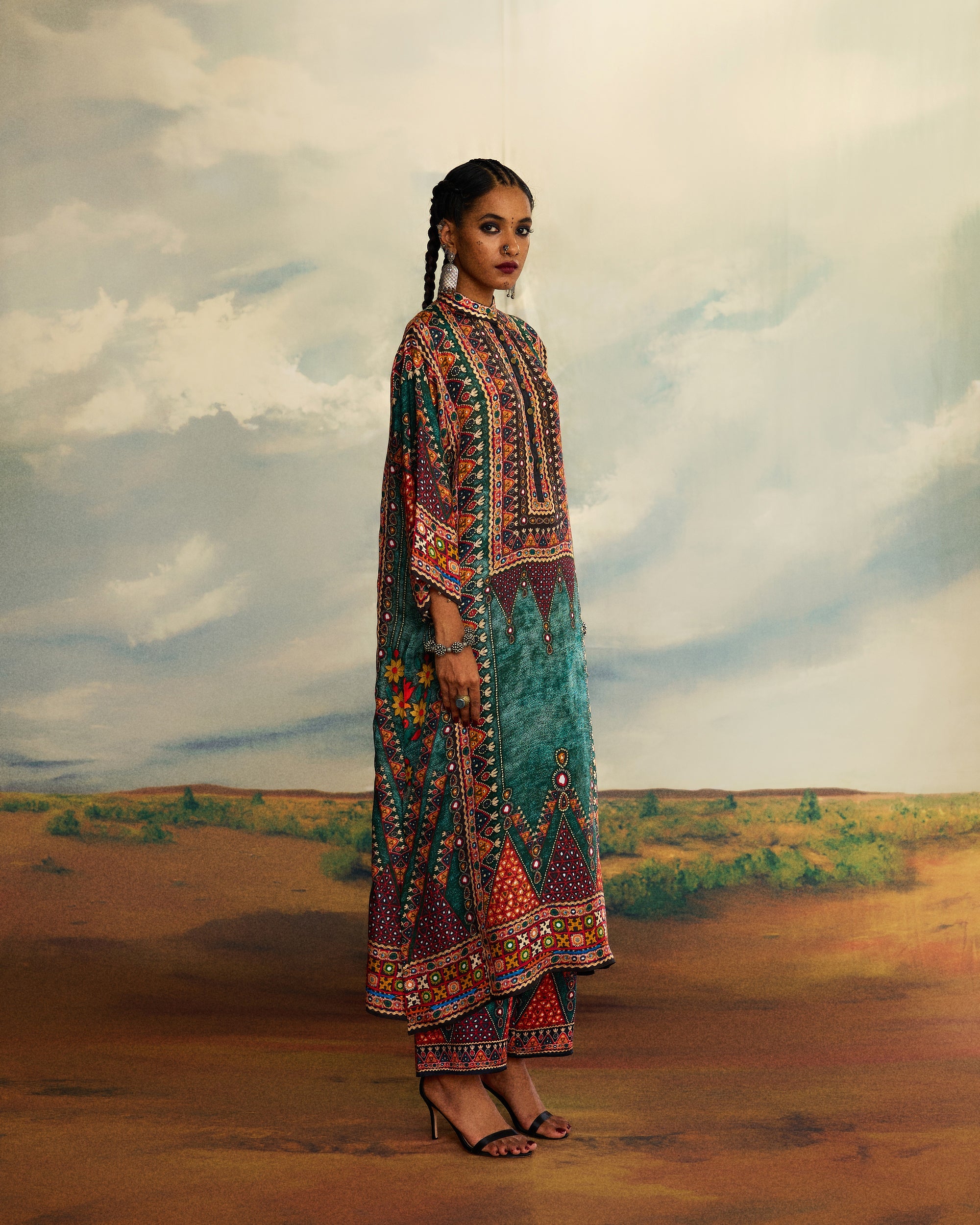 Kutch : Ghazala - Teal