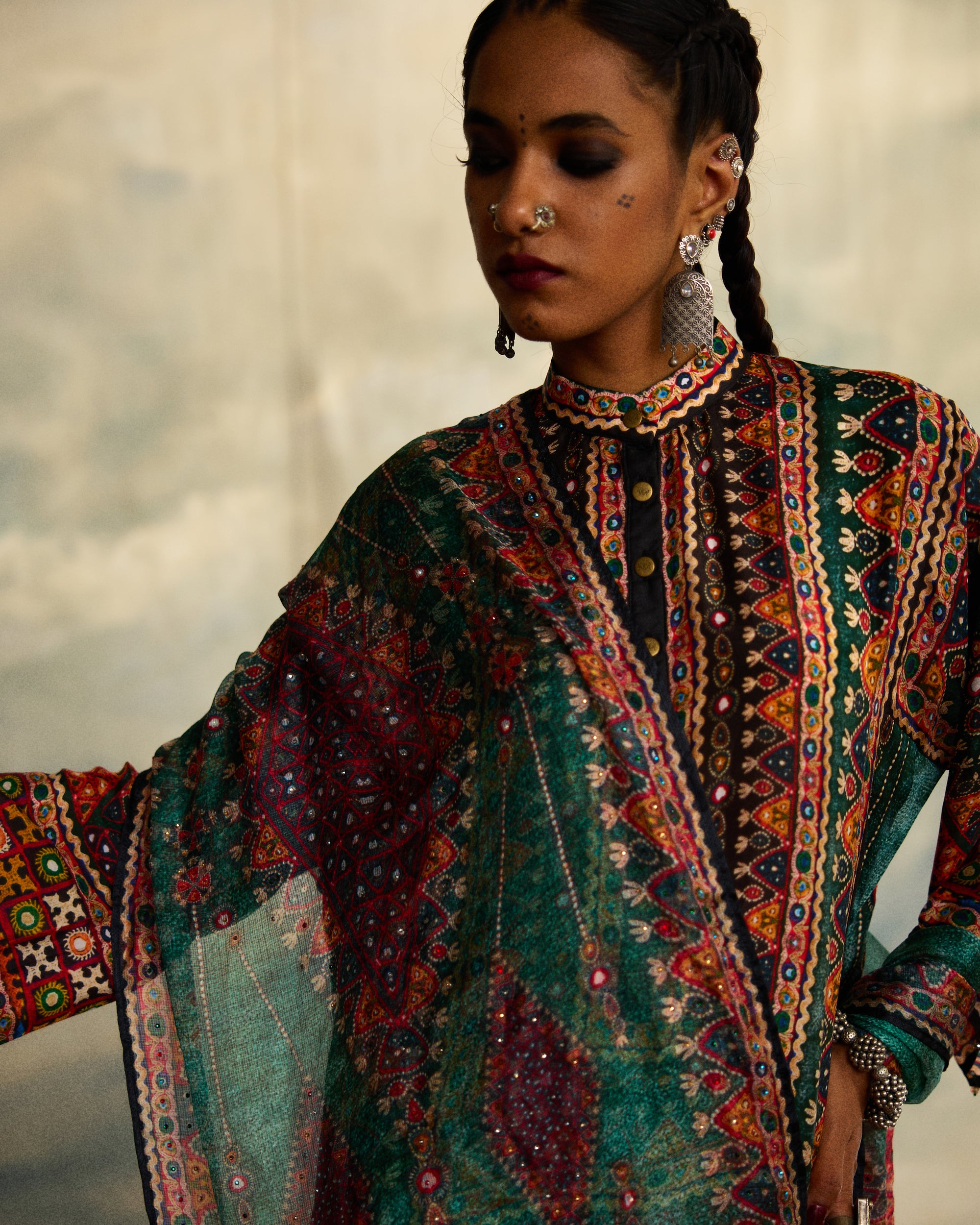 Kutch : Ghazala - Teal