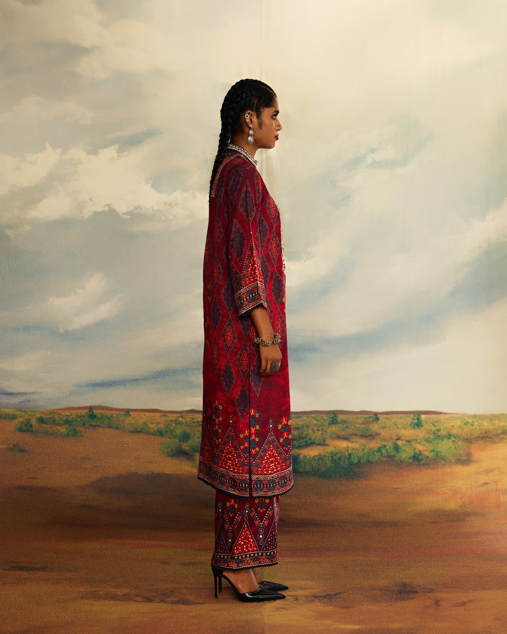 Kutch : Champa - Red