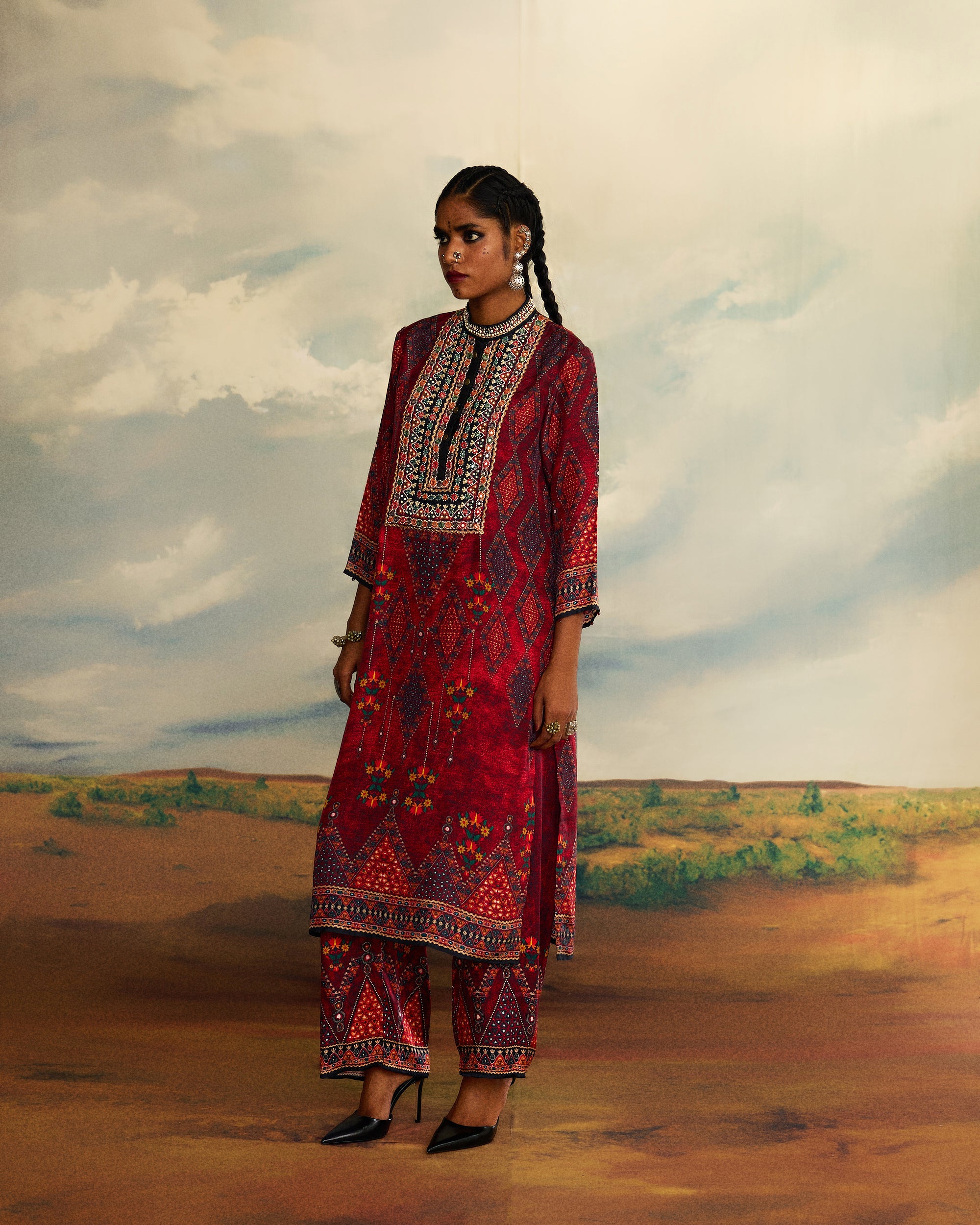 Kutch : Champa - Red