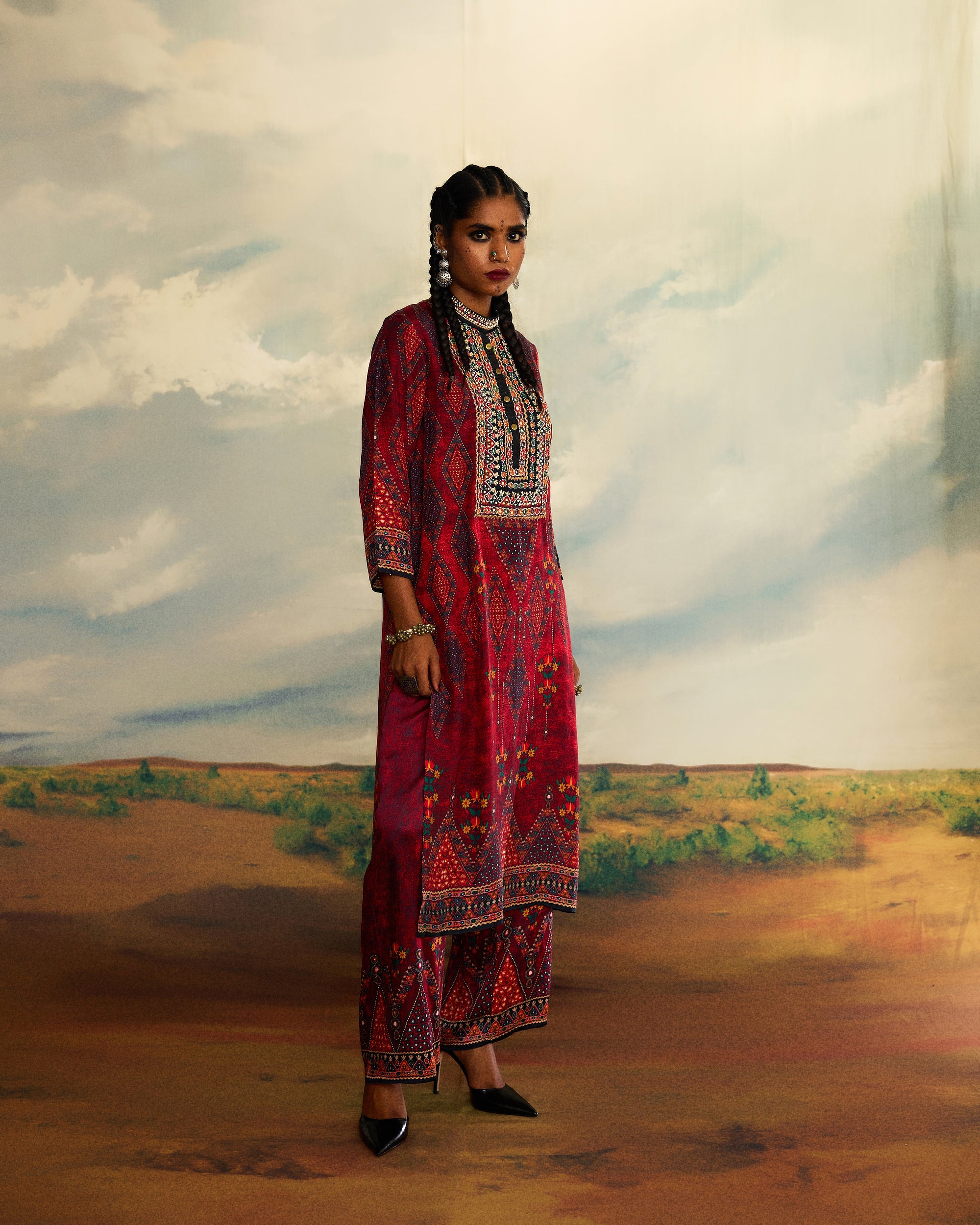 Kutch : Champa - Red