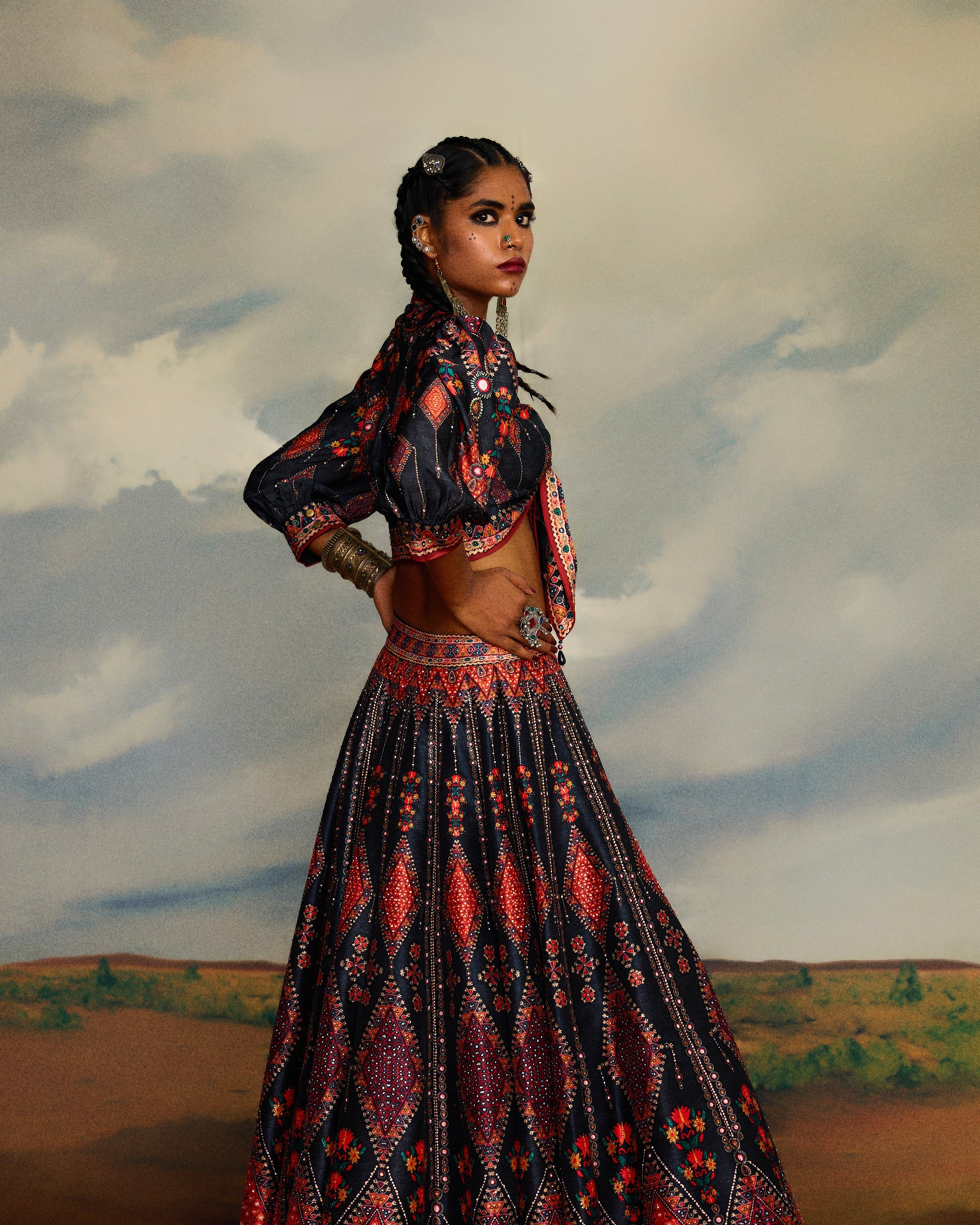 Kutch : Rubali Leela - Charcoal