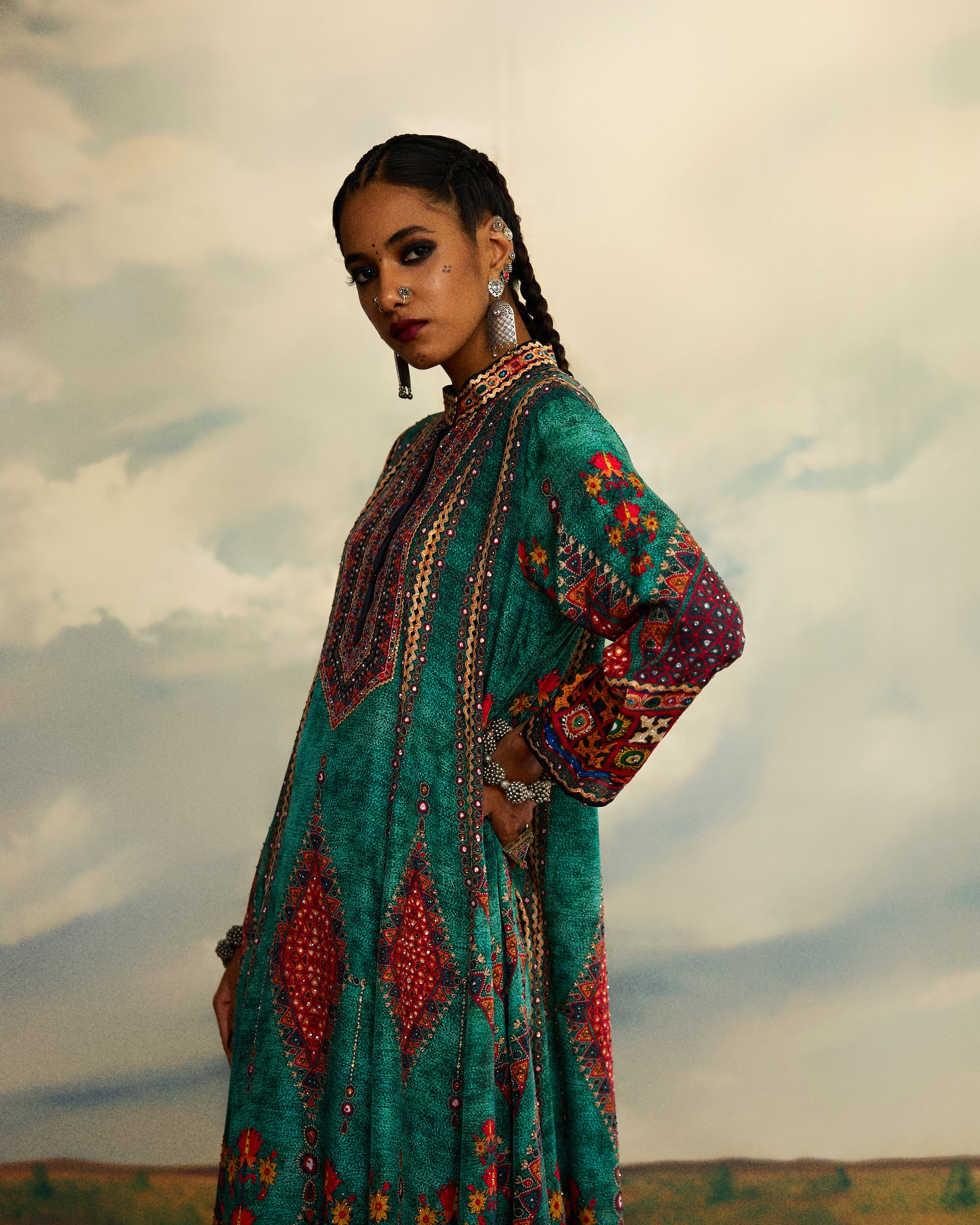 Kutch : Banera - Teal