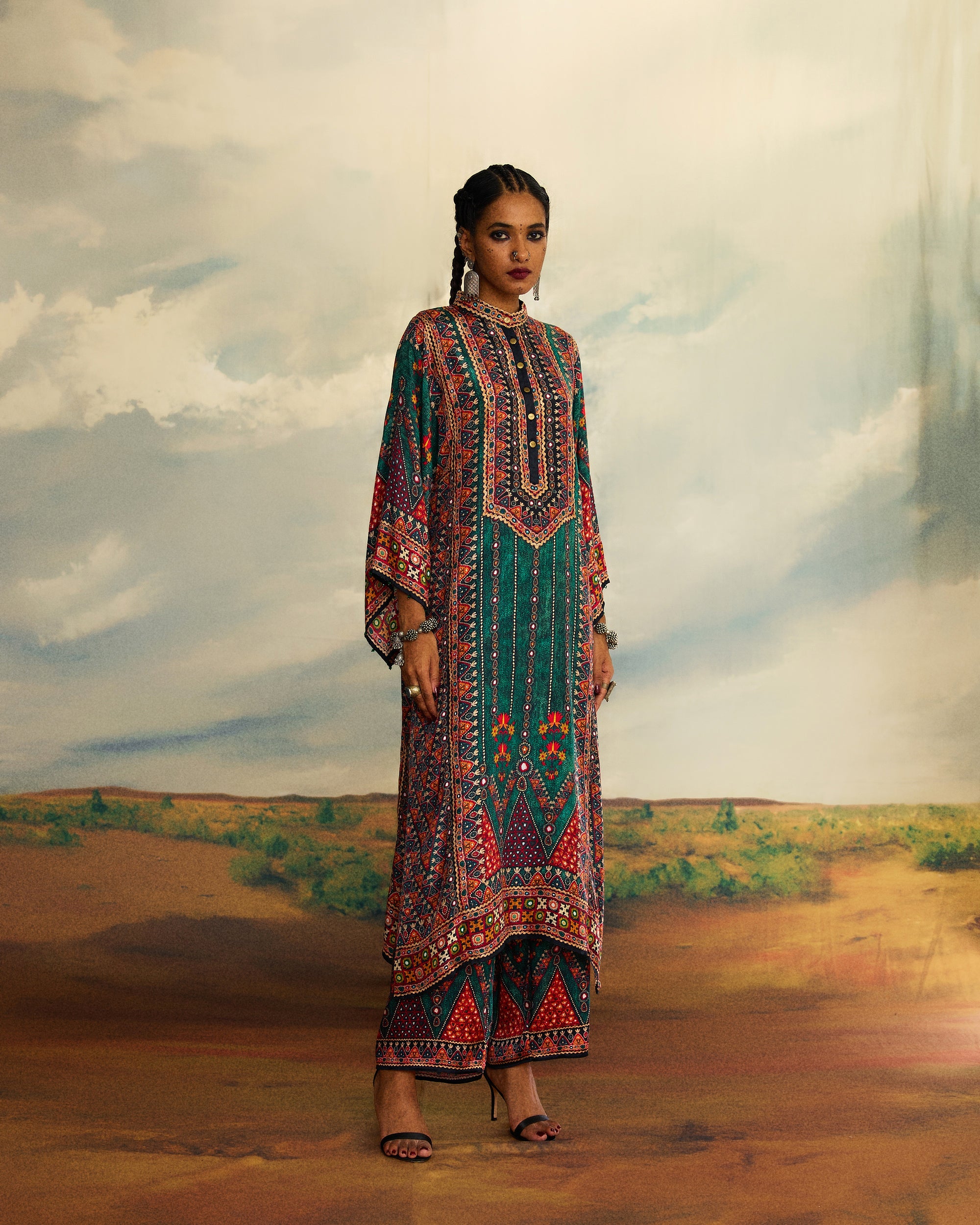 Kutch : Gayatri - Teal