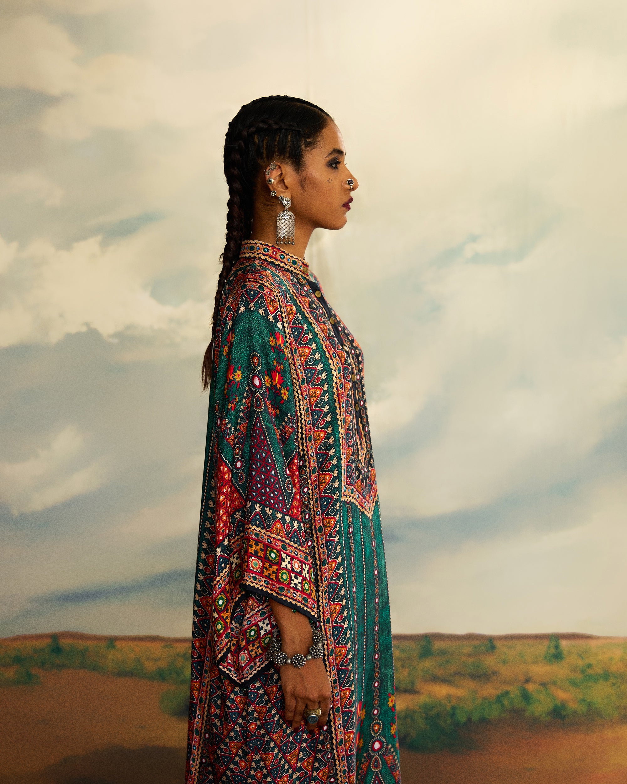 Kutch : Gayatri - Teal
