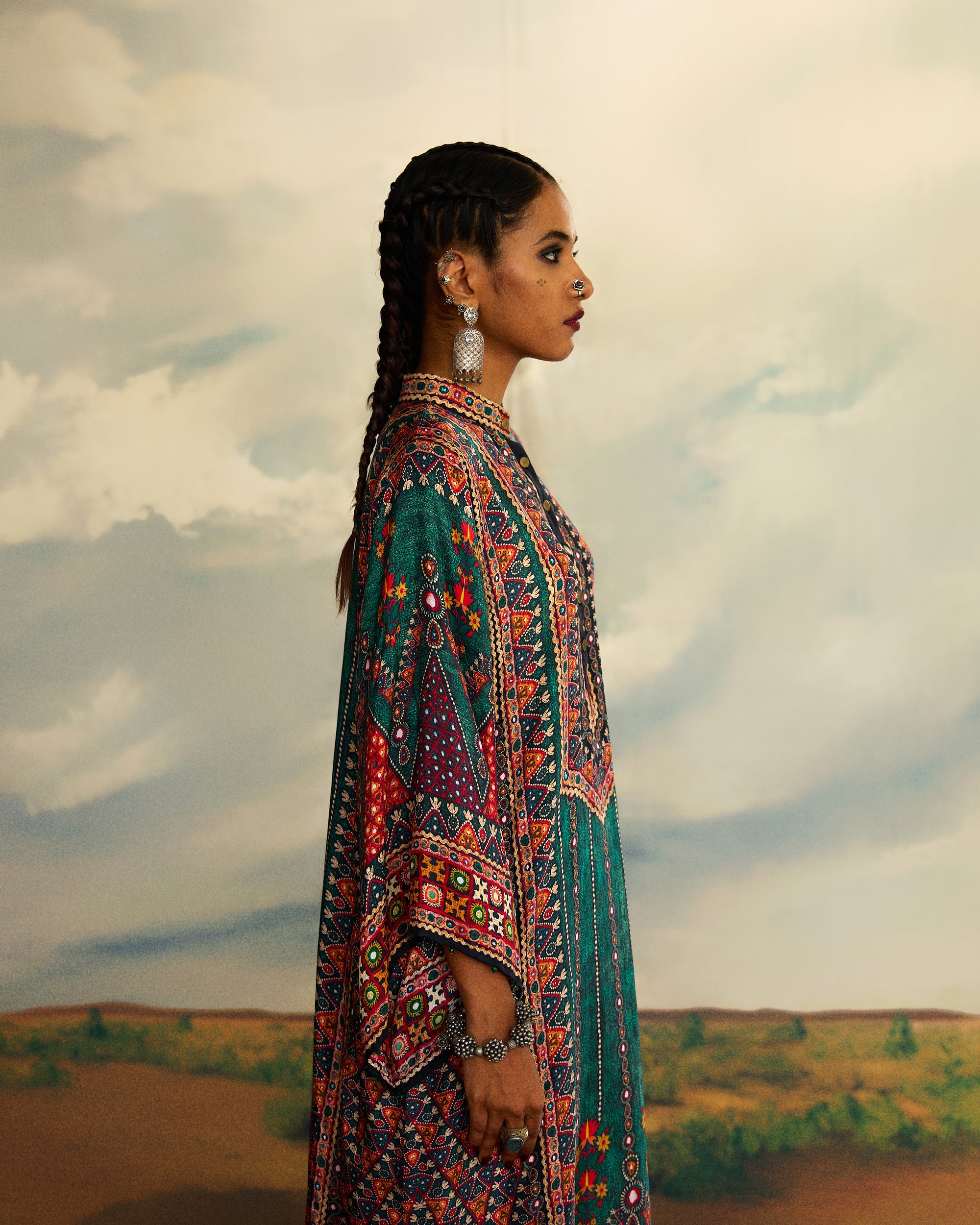Kutch : Gayatri - Teal