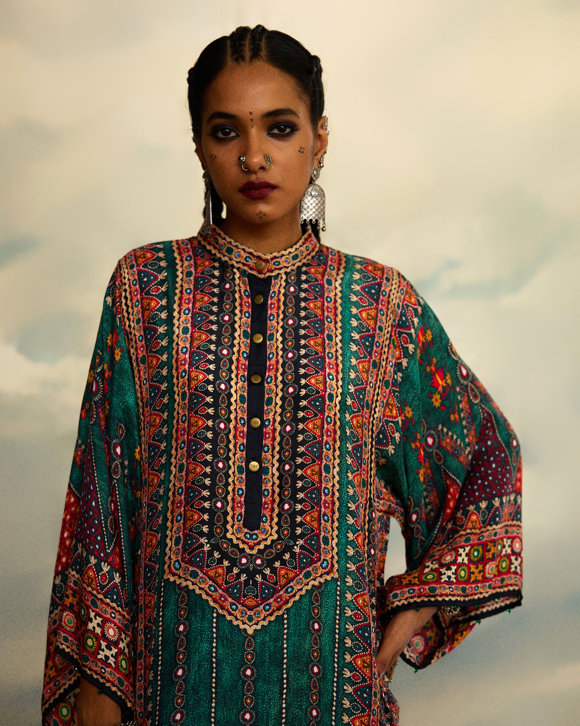 Kutch : Gayatri - Teal