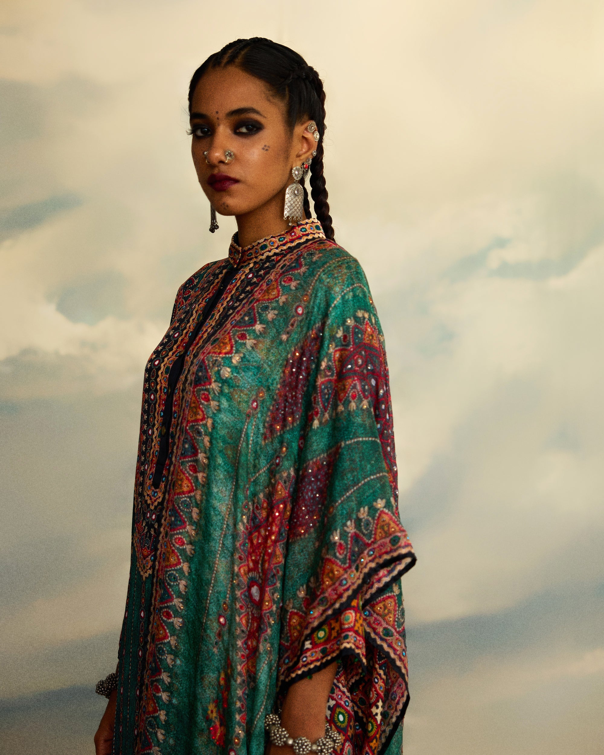 Kutch : Gayatri - Teal