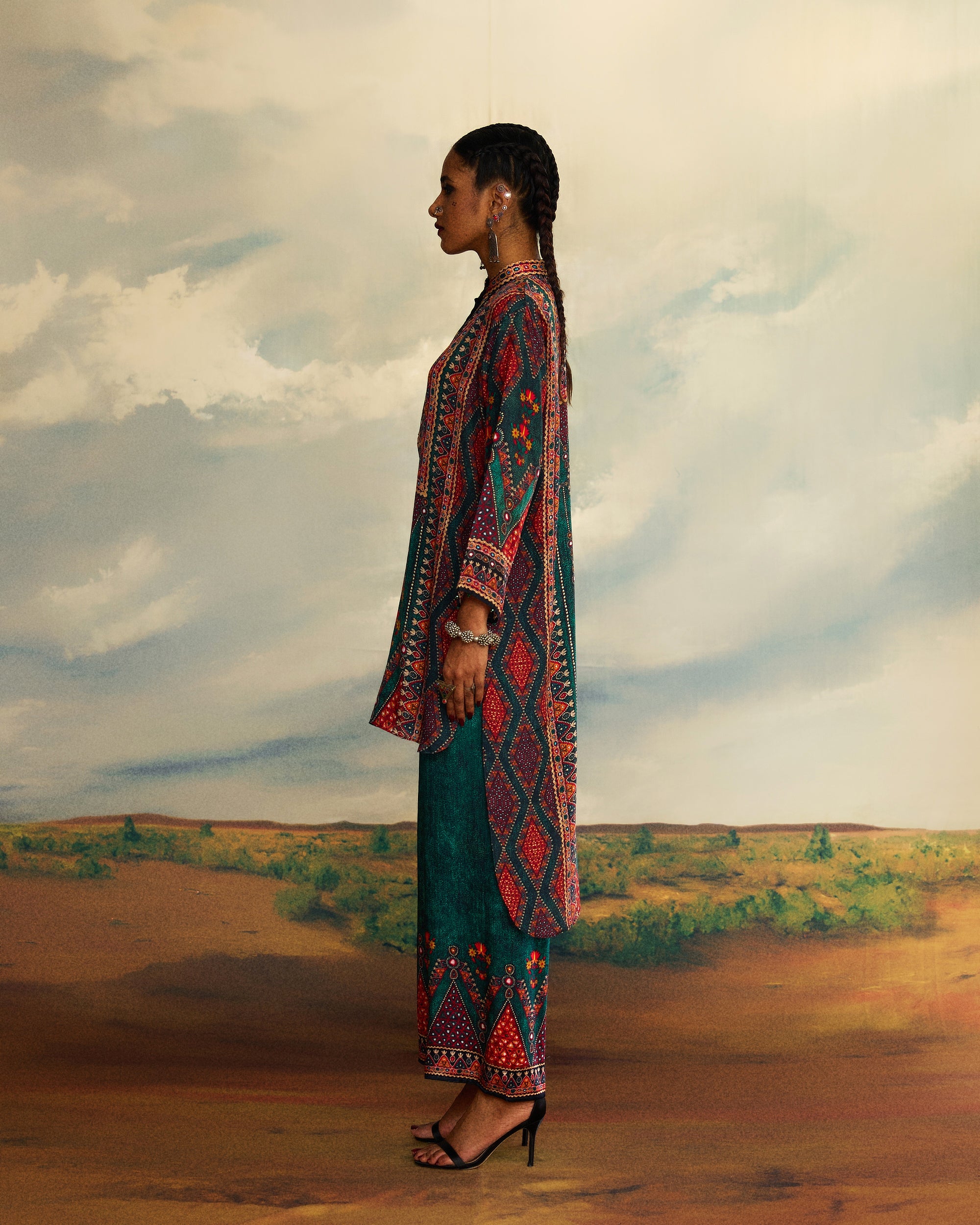 Kutch : Baaka - Teal