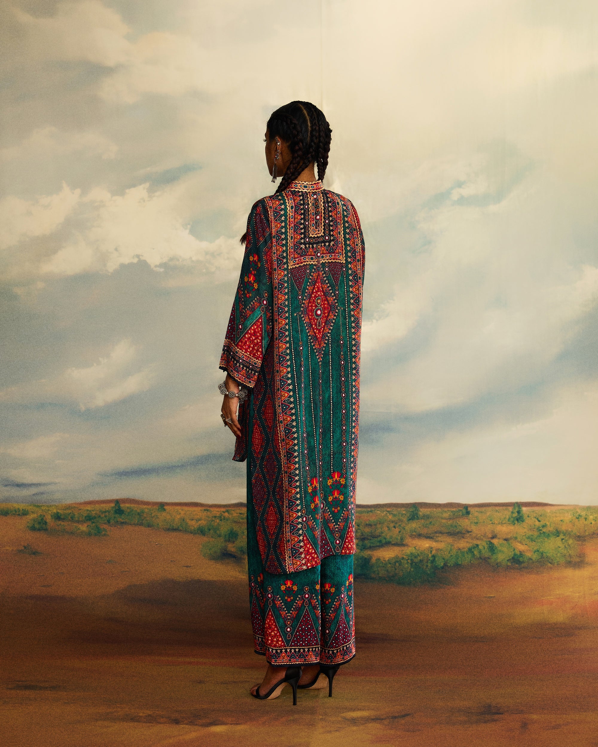 Kutch : Baaka - Teal
