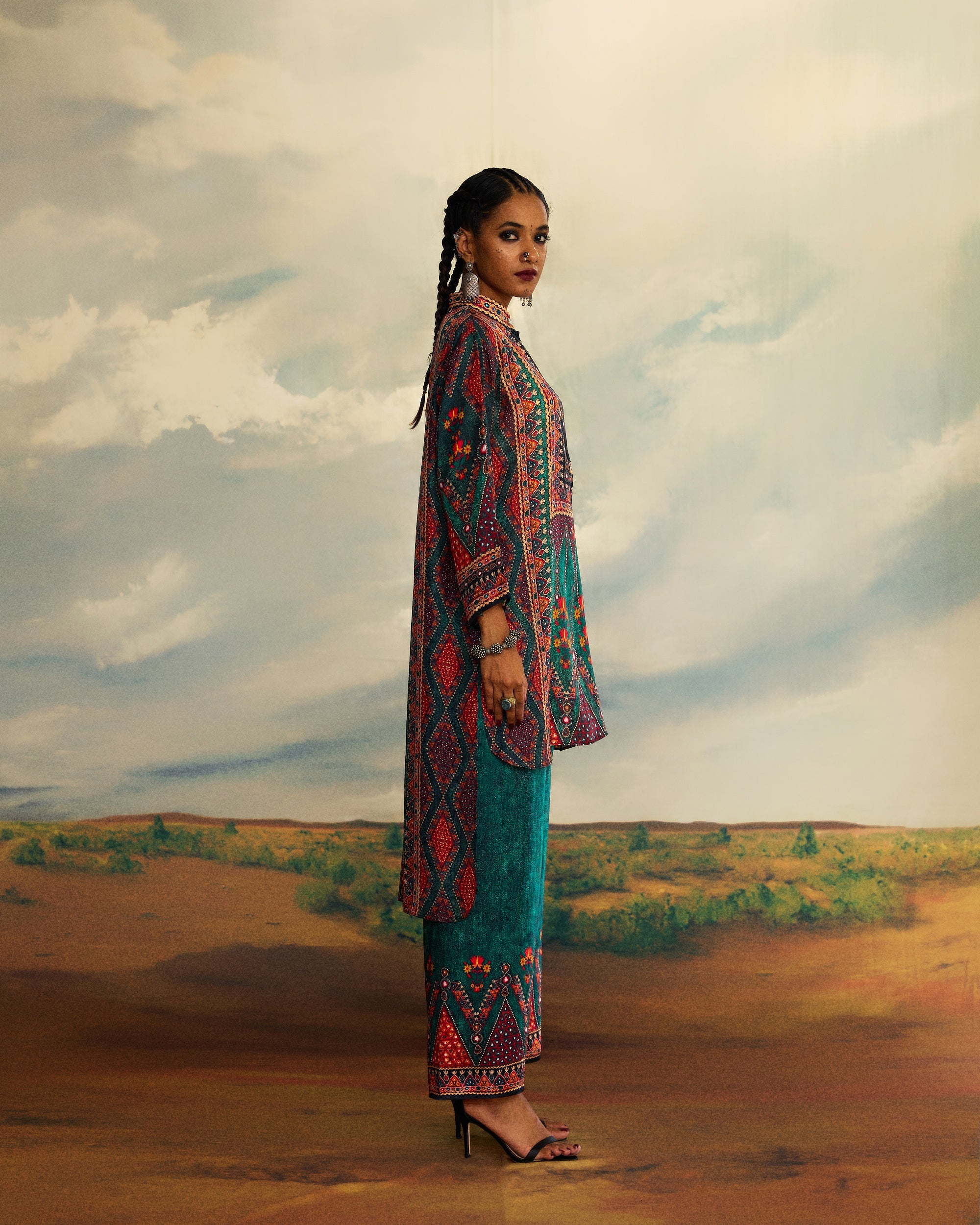 Kutch : Baaka - Teal
