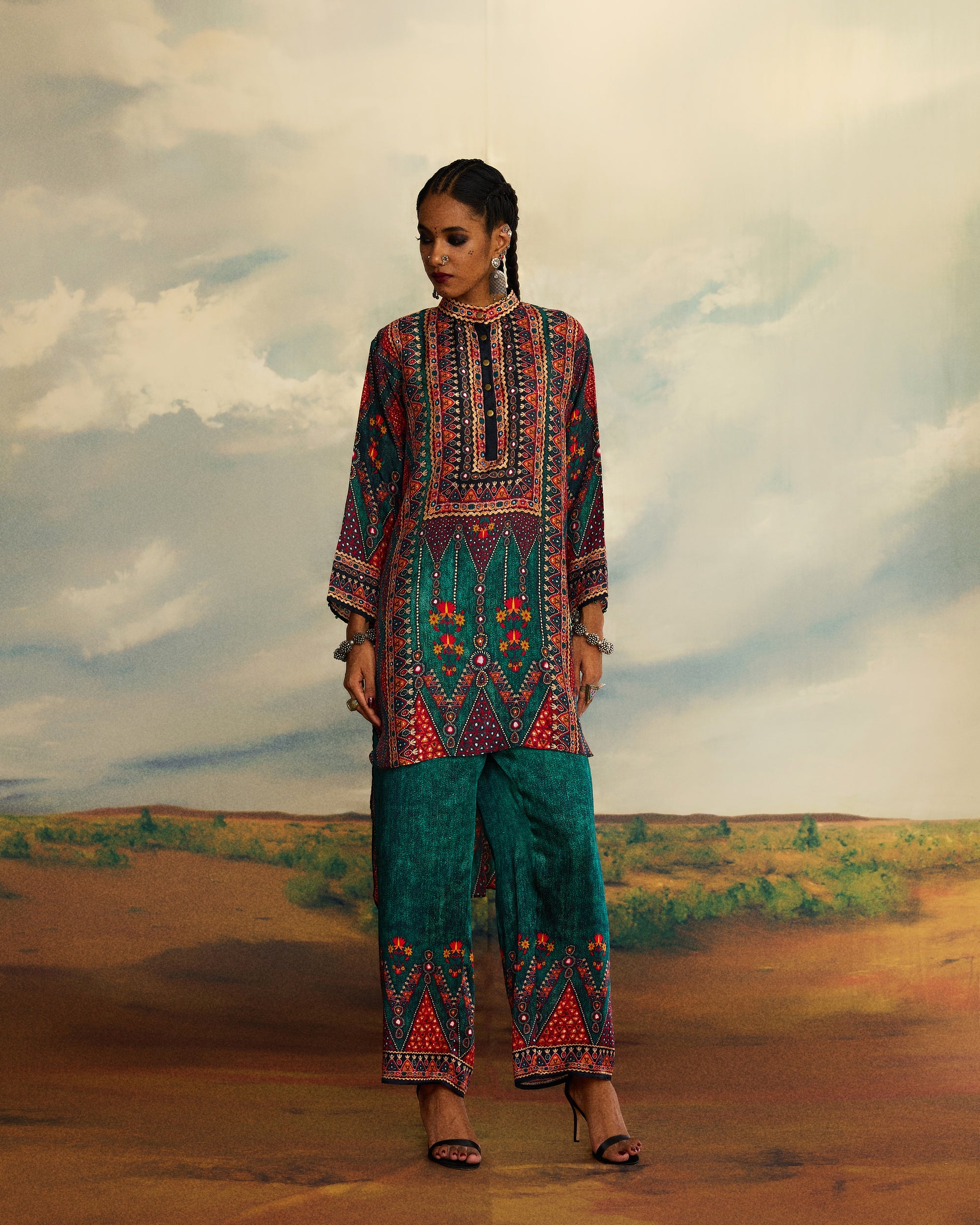 Kutch : Baaka - Teal
