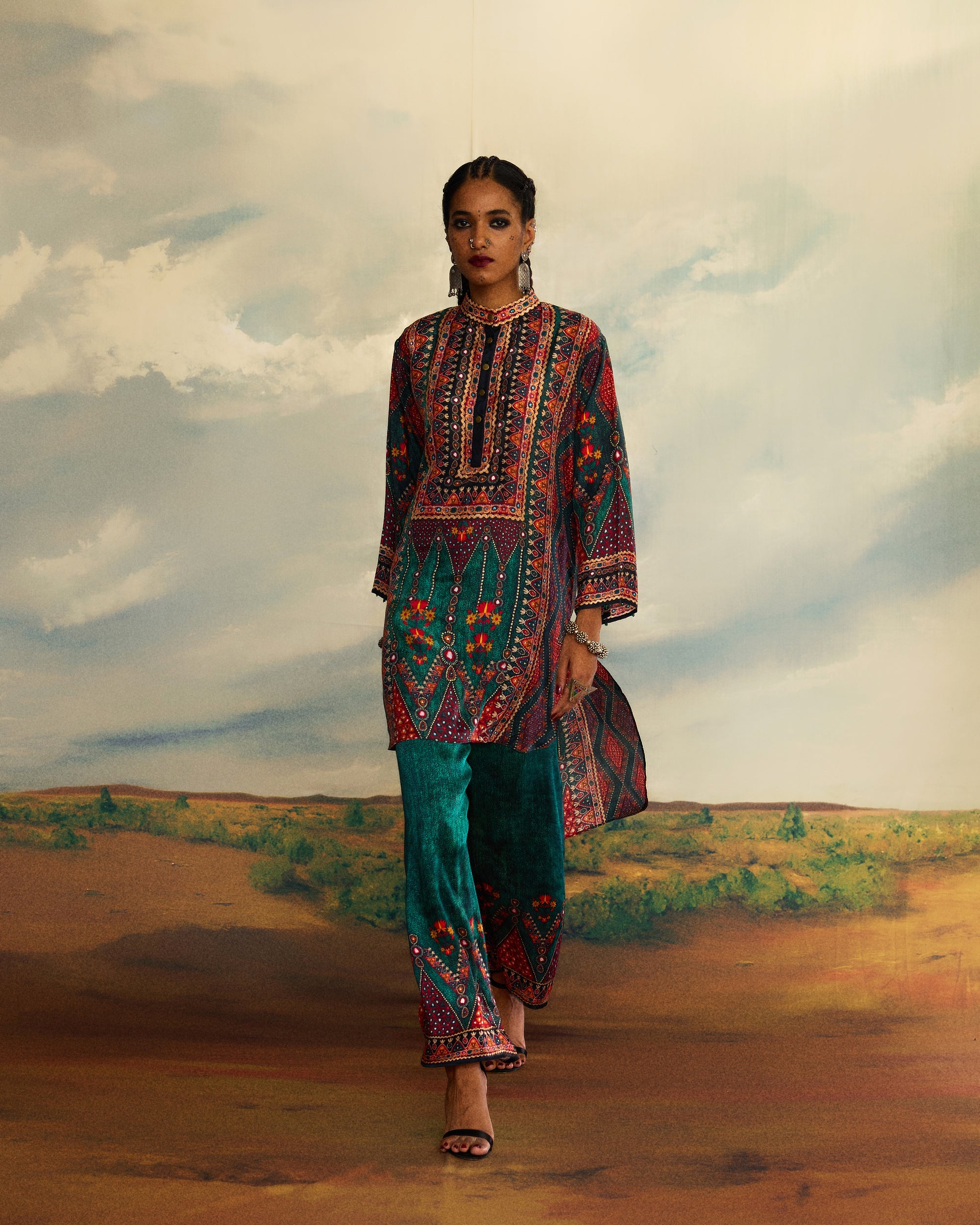 Kutch : Baaka - Teal