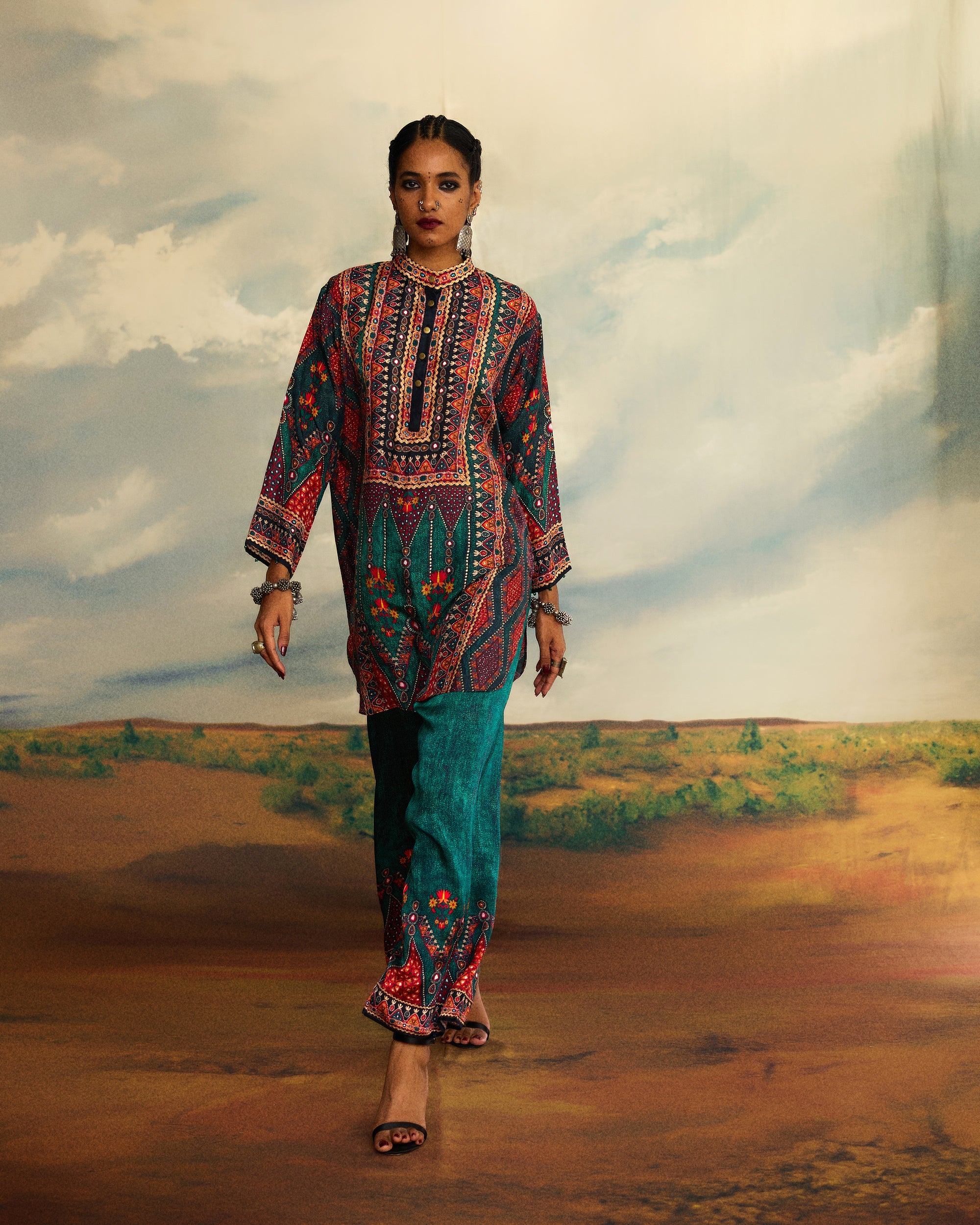 Kutch : Baaka - Teal