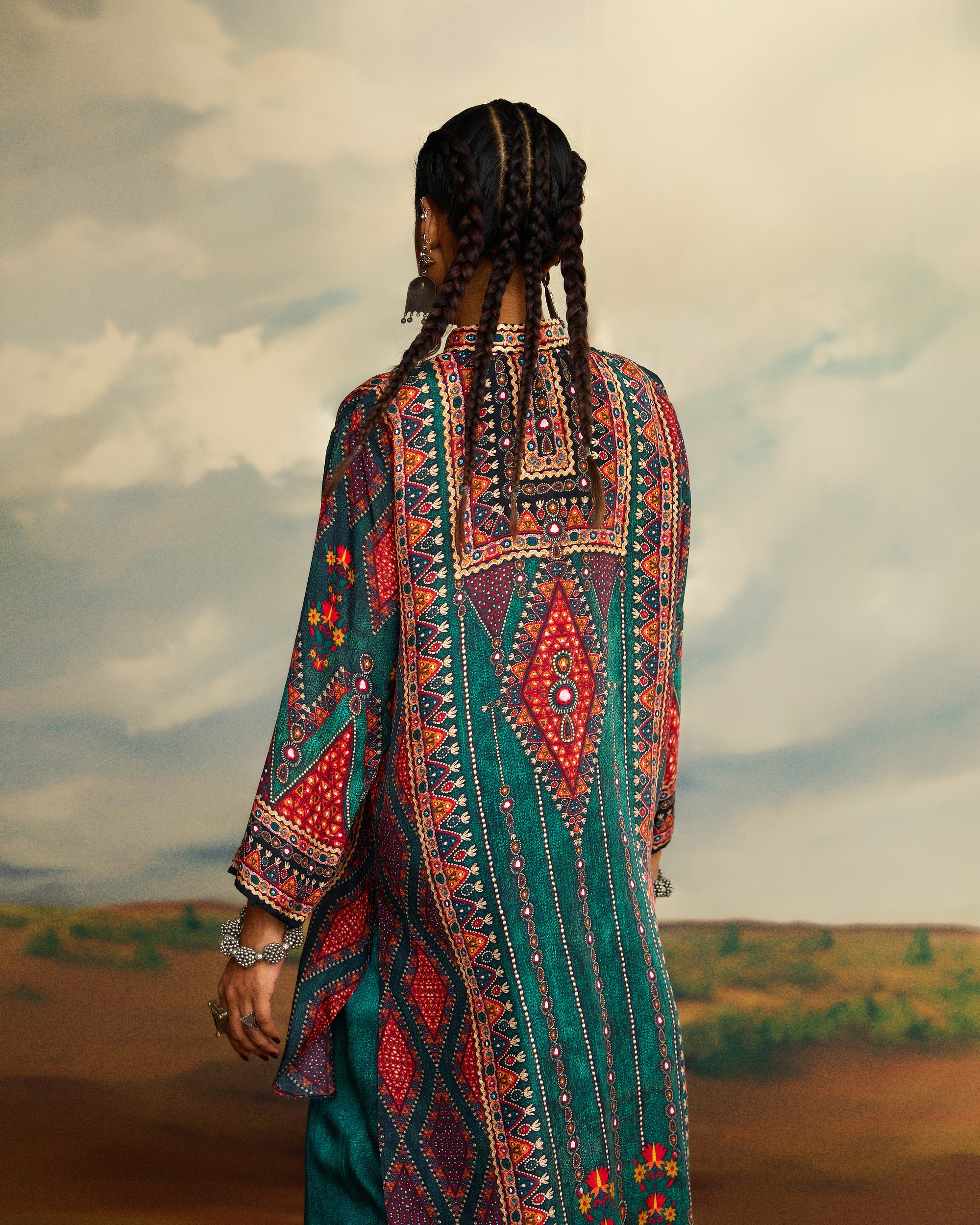 Kutch : Baaka - Teal