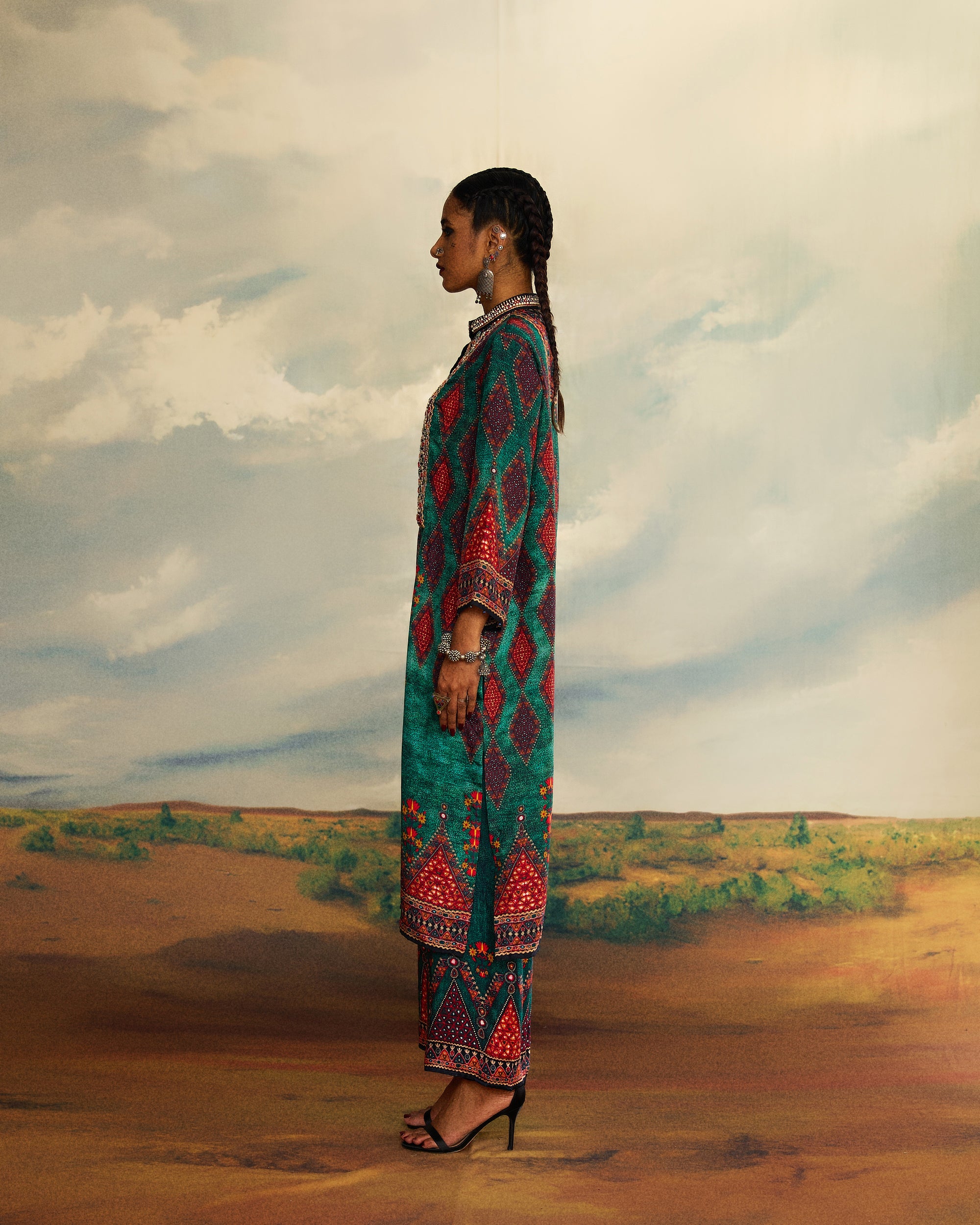 Kutch : Champa - Teal