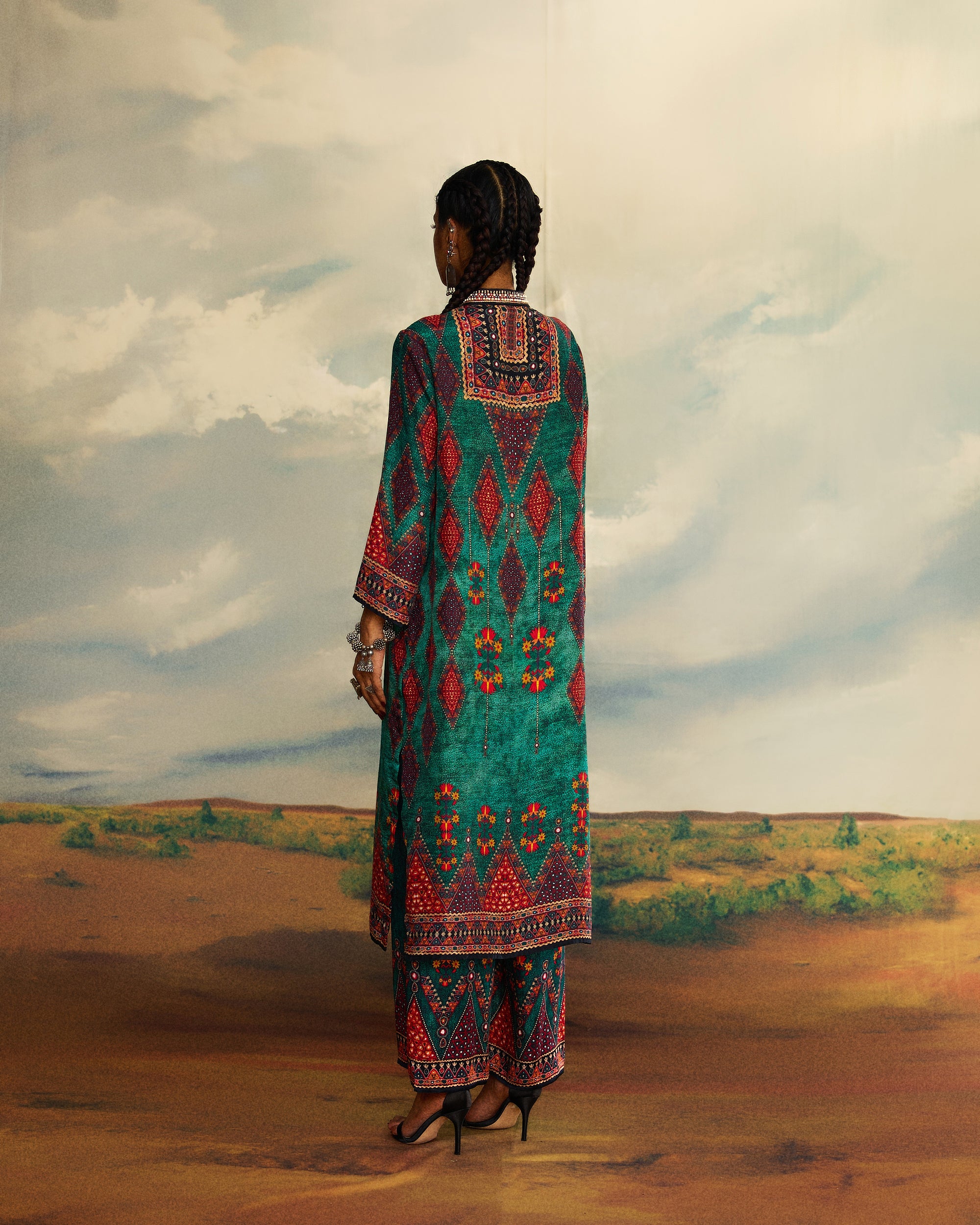 Kutch : Champa - Teal