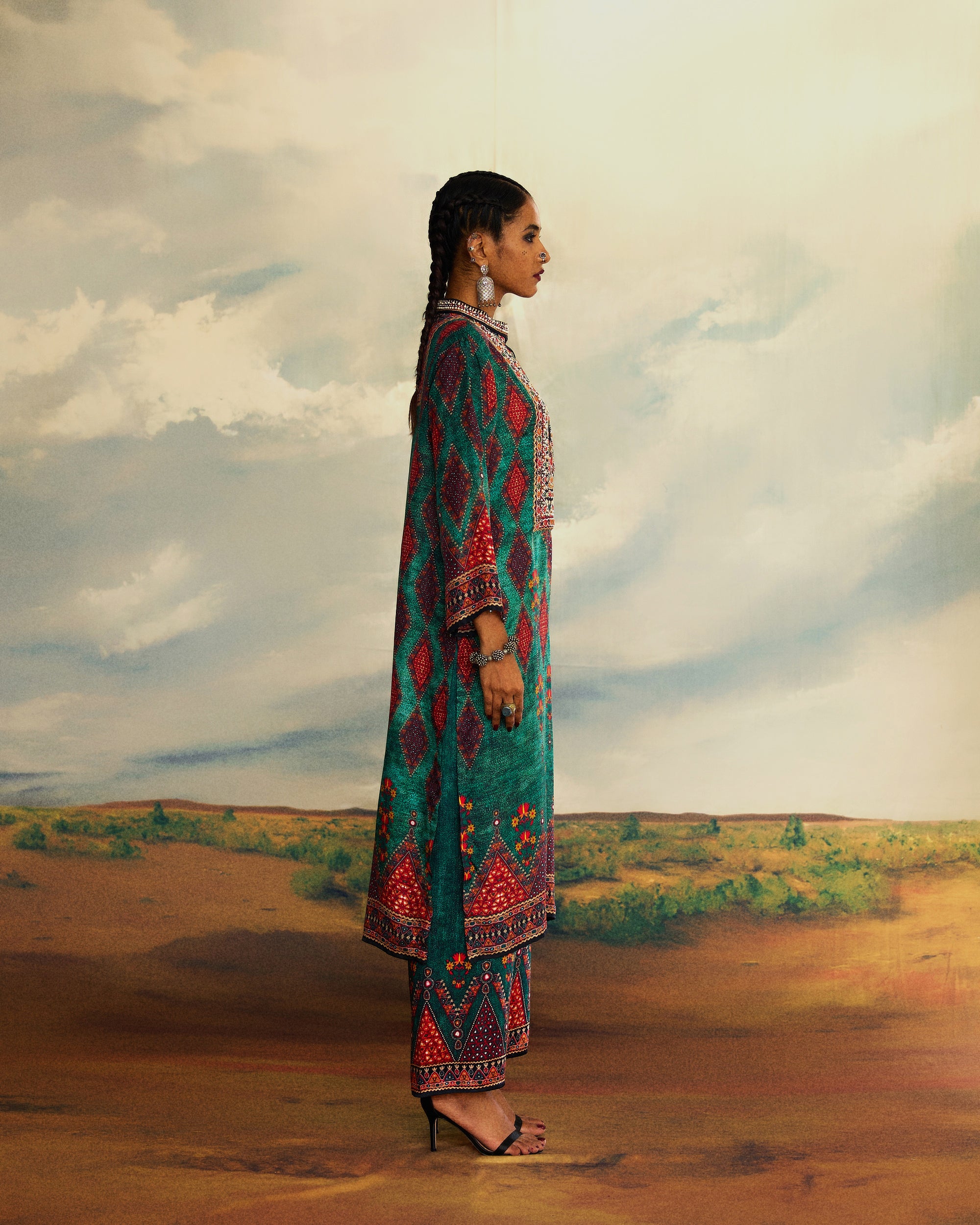 Kutch : Champa - Teal