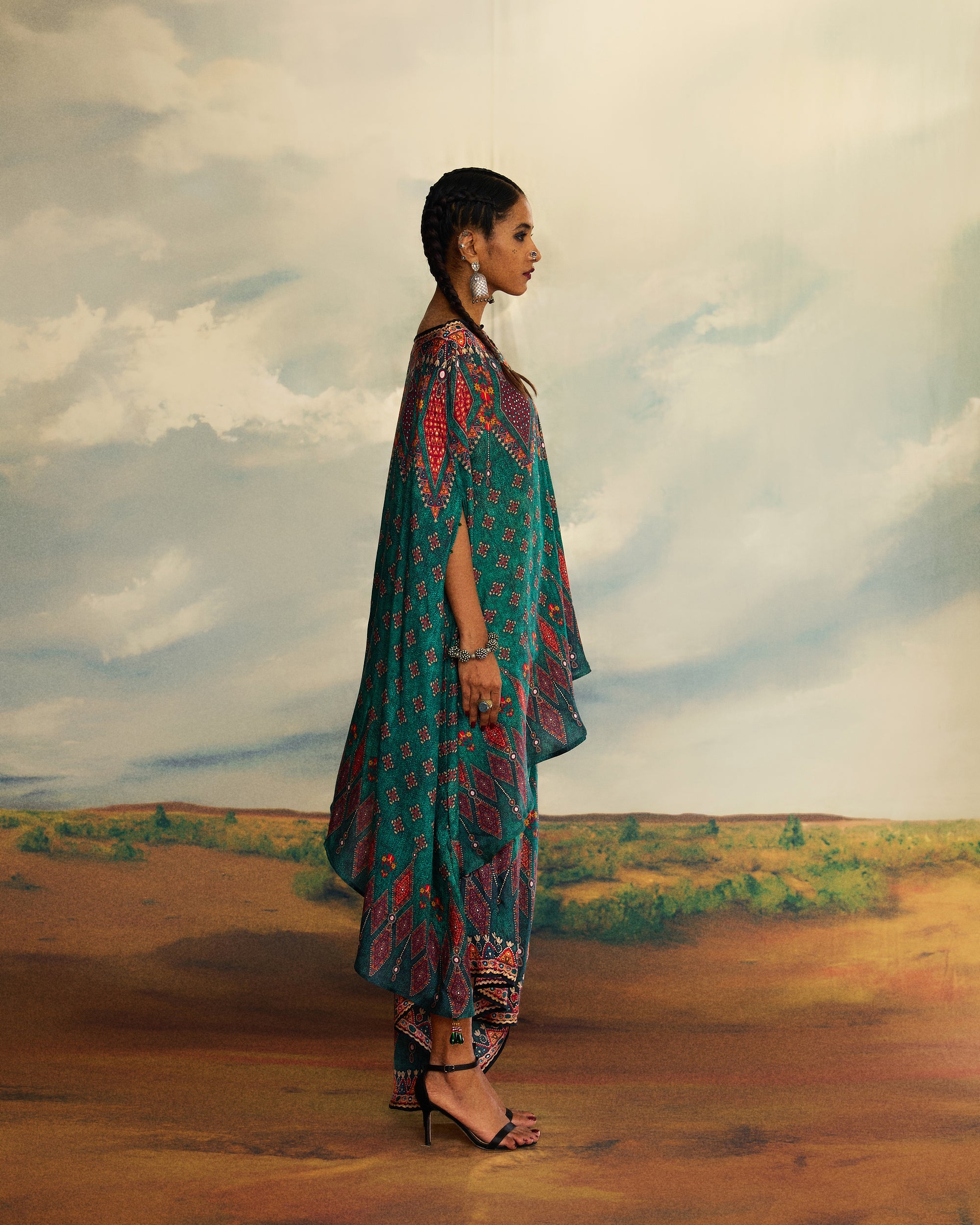 Kutch : Kamini - Teal