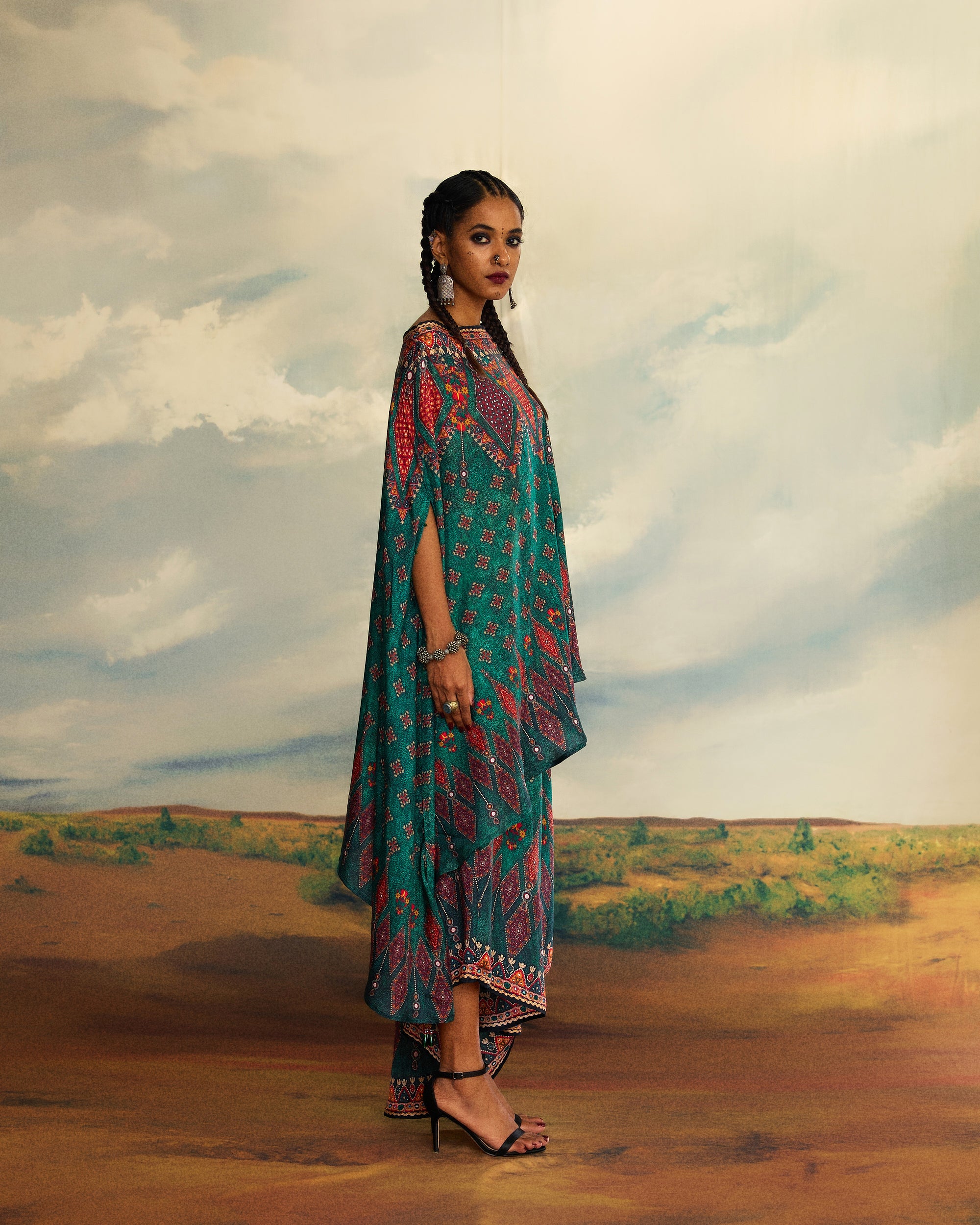 Kutch : Kamini - Teal