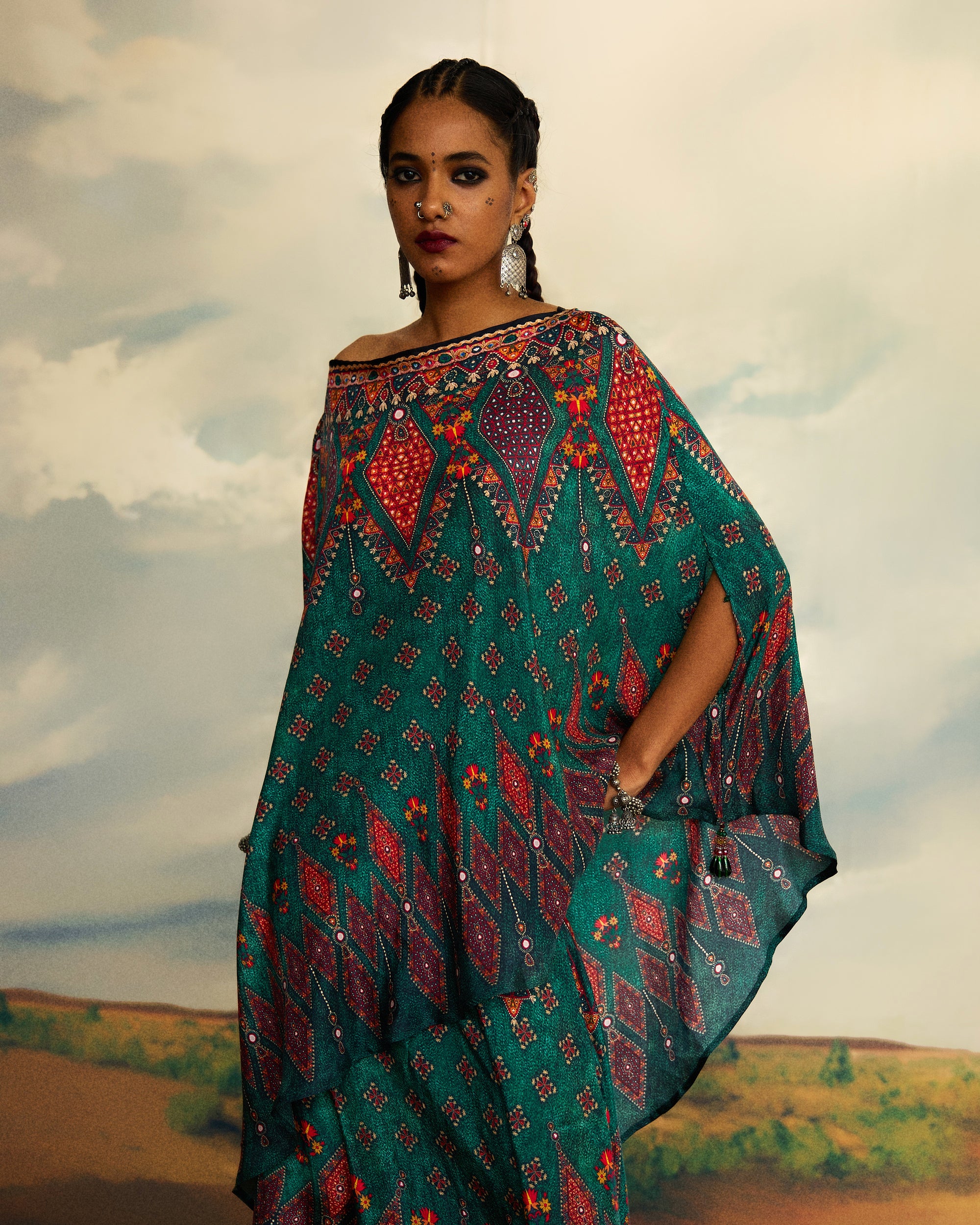 Kutch : Kamini - Teal